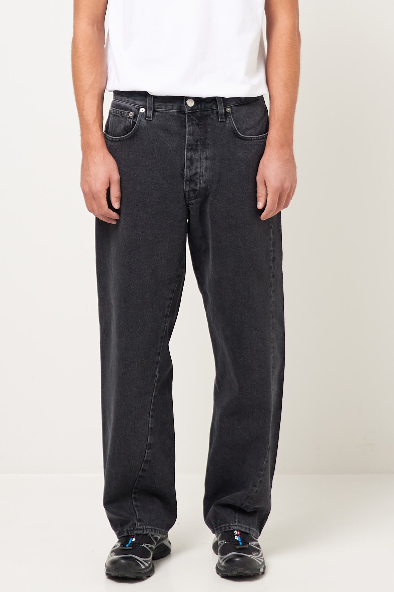 Wide Twist Washed Black
