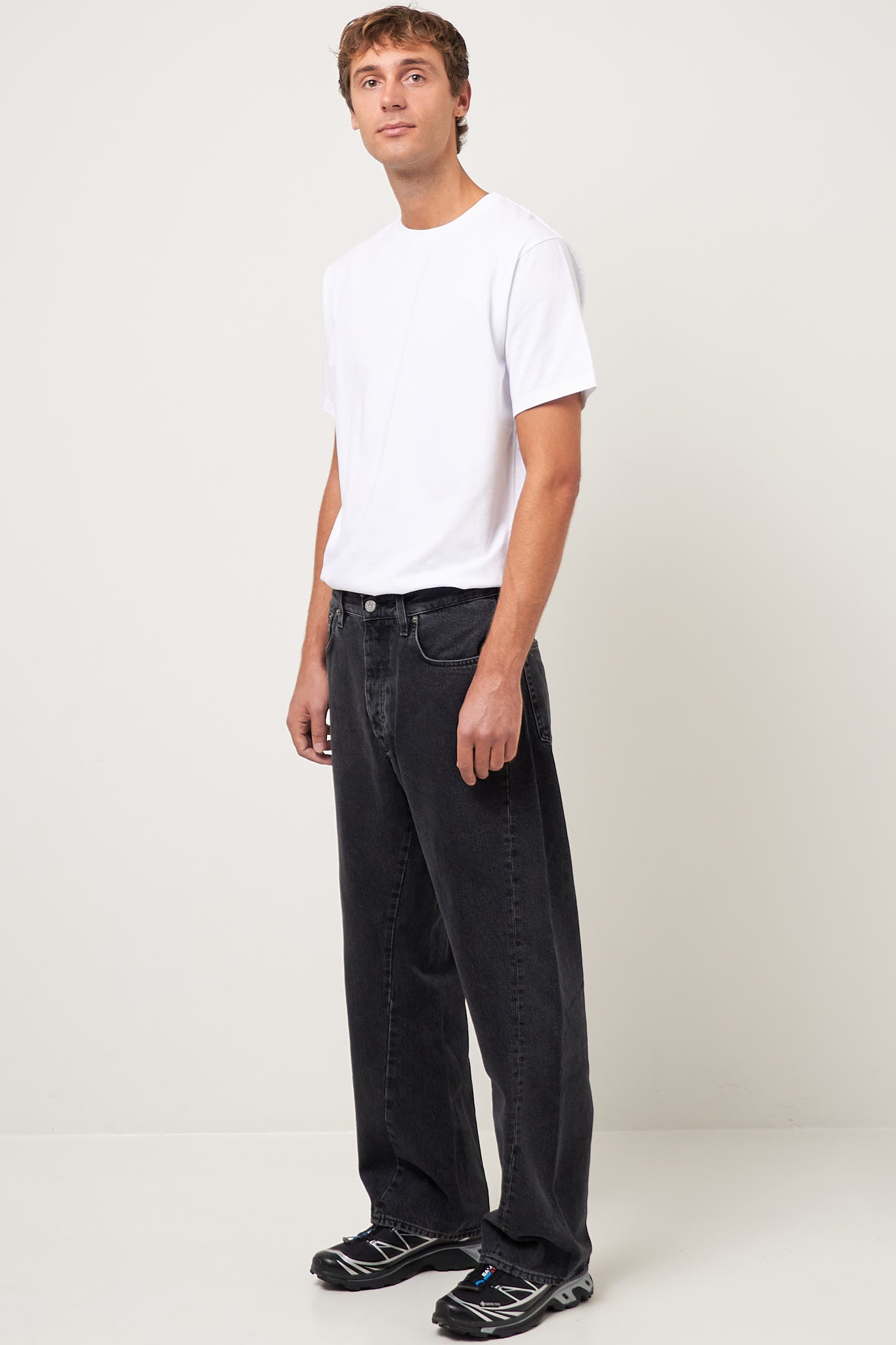 Wide Twist Washed Black