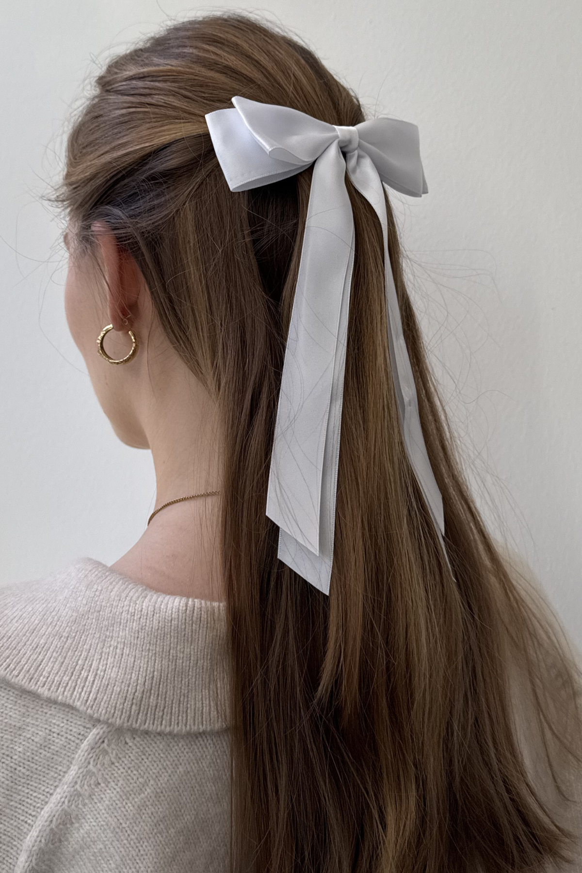 Bow Clip - Hvid