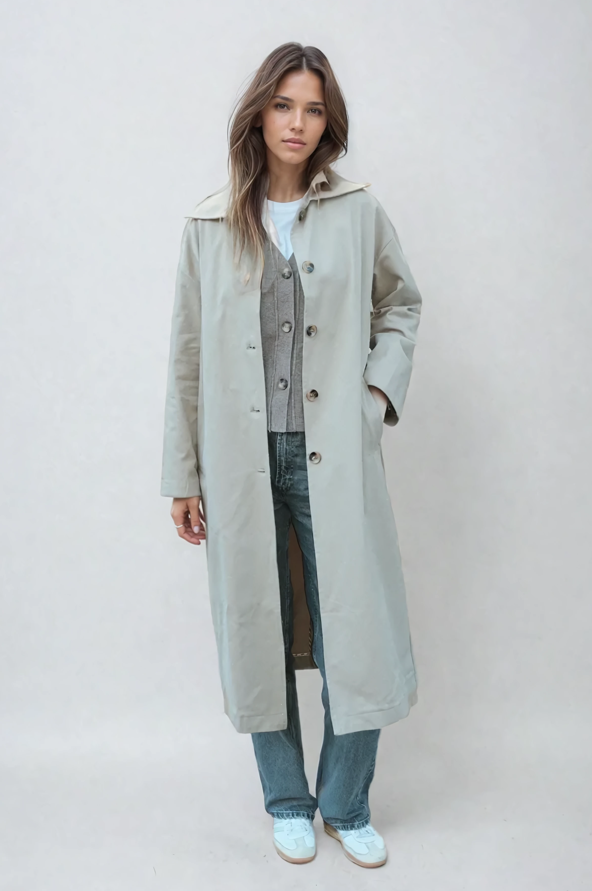 Carla Trenchcoat - Sand