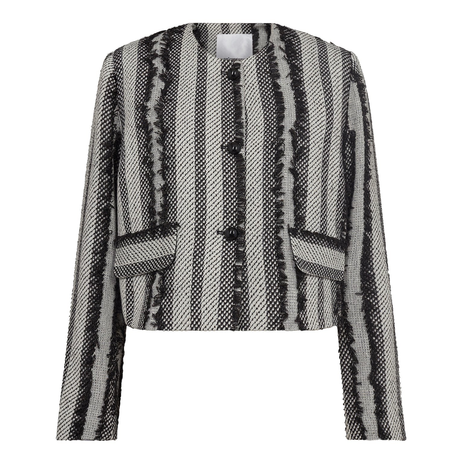 Co'Couture Nola Boucle Jakke Off White