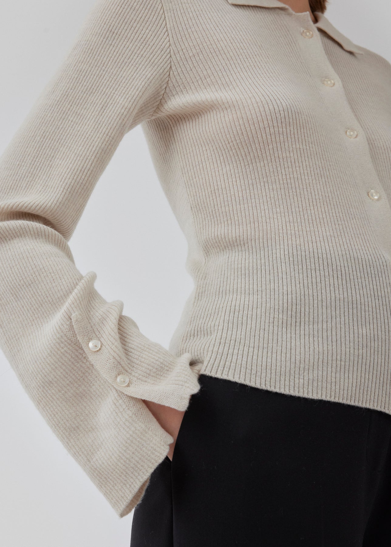 Modström Hiroki Cardigan Summer Sand