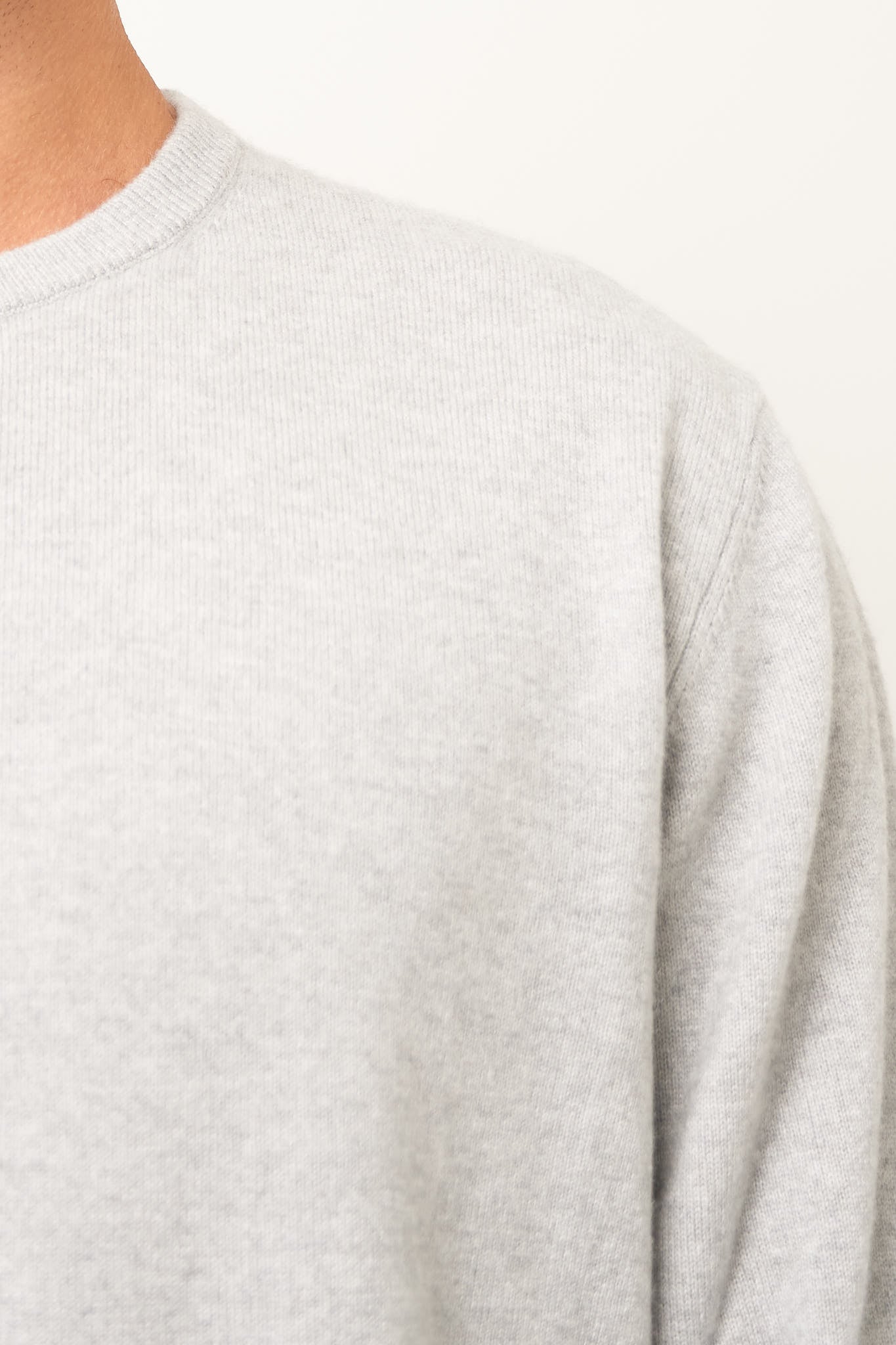 Warner Cashmere Sweater Clear Grey Udsalg