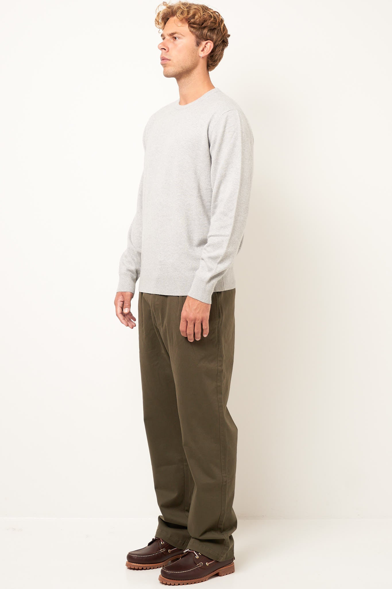 Warner Cashmere Sweater Clear Grey Udsalg