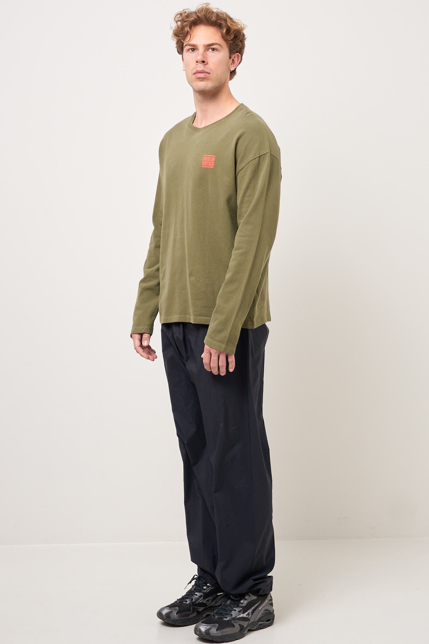 Ykobow L/S T-Shirt Khaki