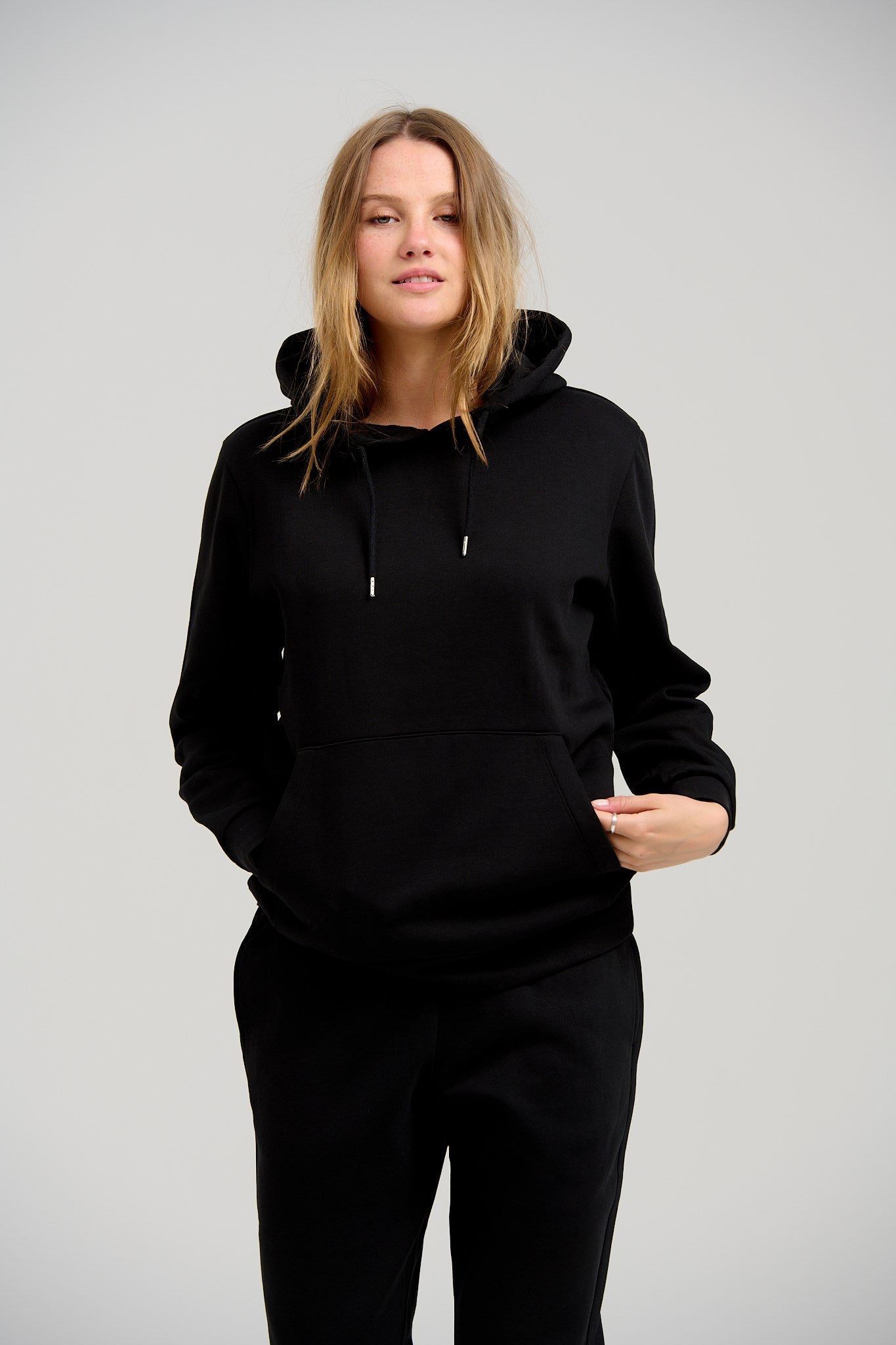 Basic Hoodie Sweat - Sort