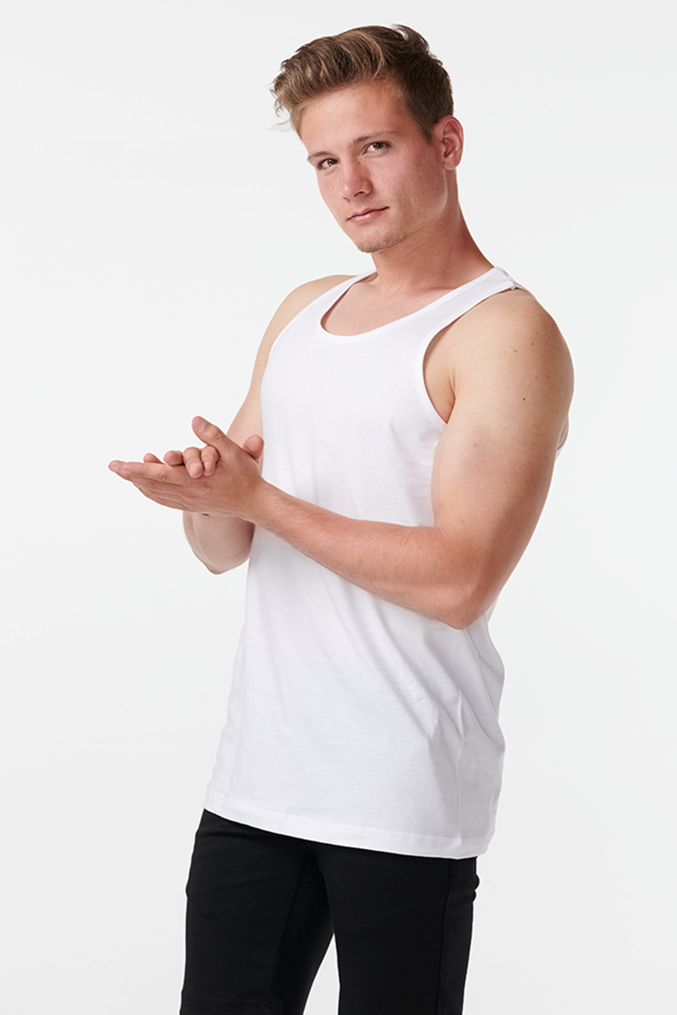 Basic Tanktop - Hvid