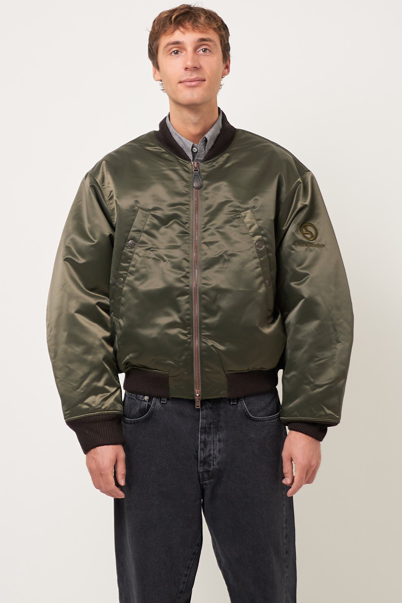 Bomber Jacket Logogram Military Green