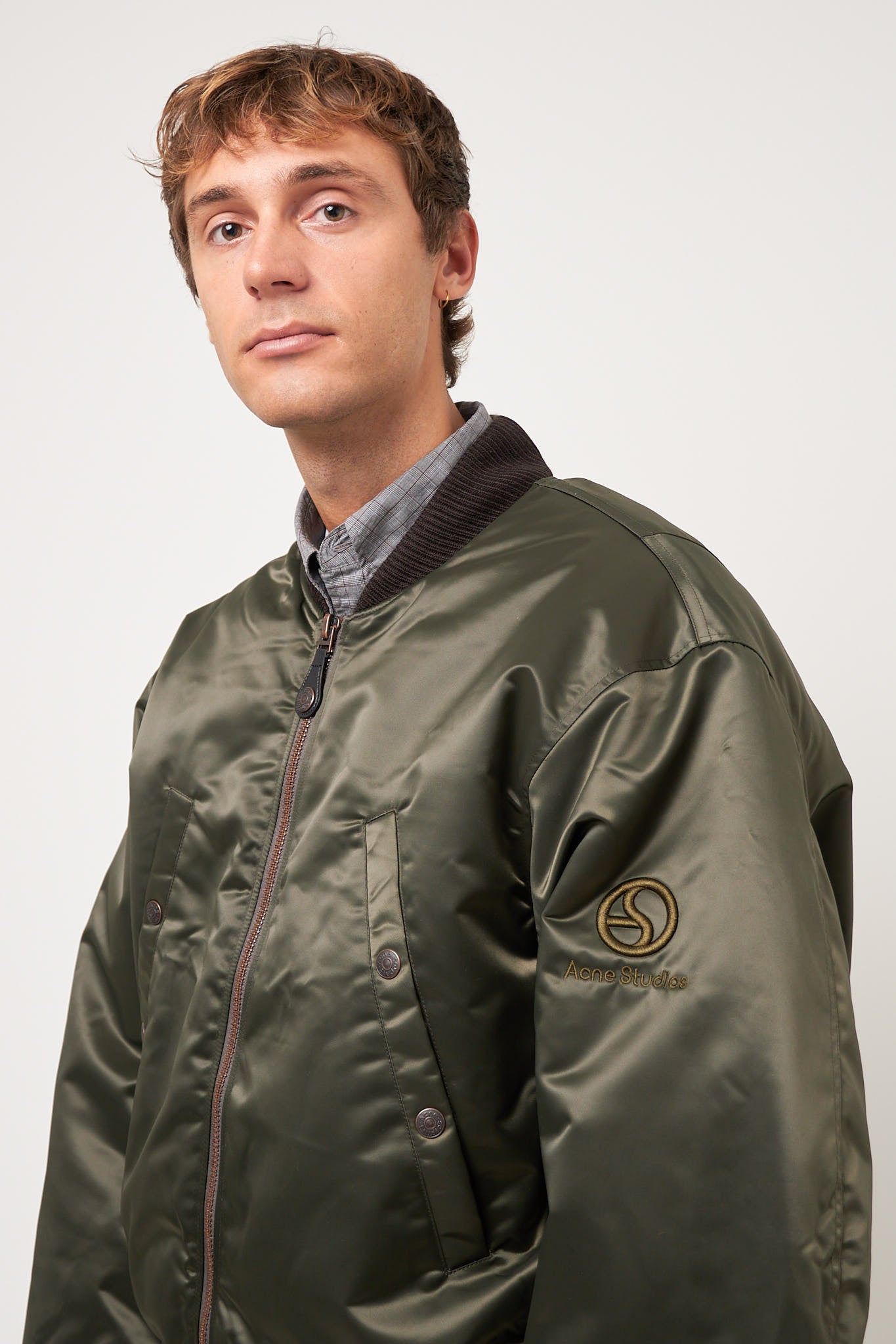 Bomber Jacket Logogram Military Green