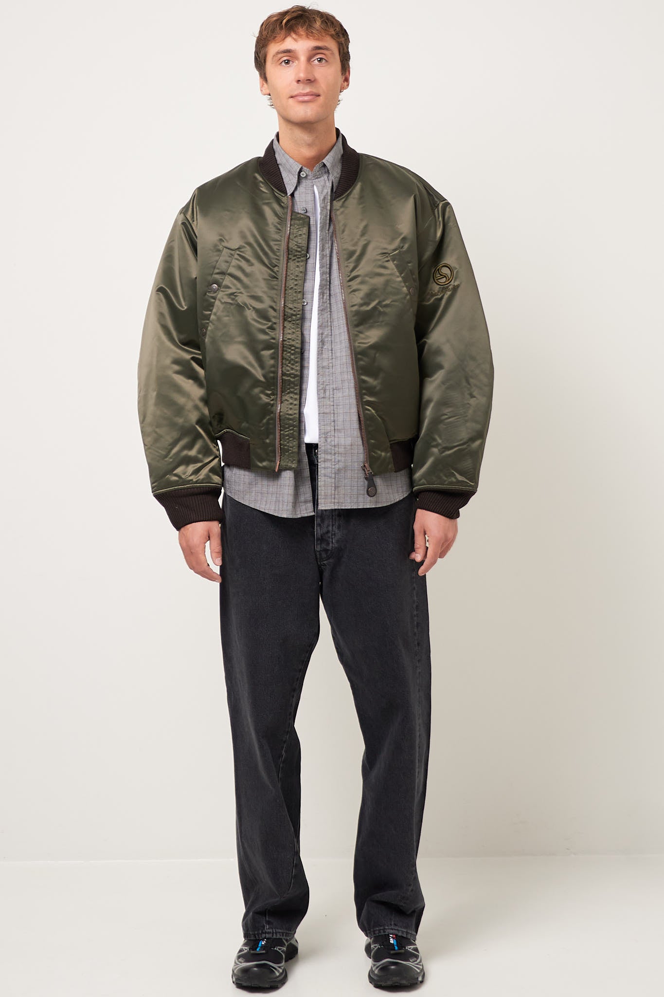 Bomber Jacket Logogram Military Green