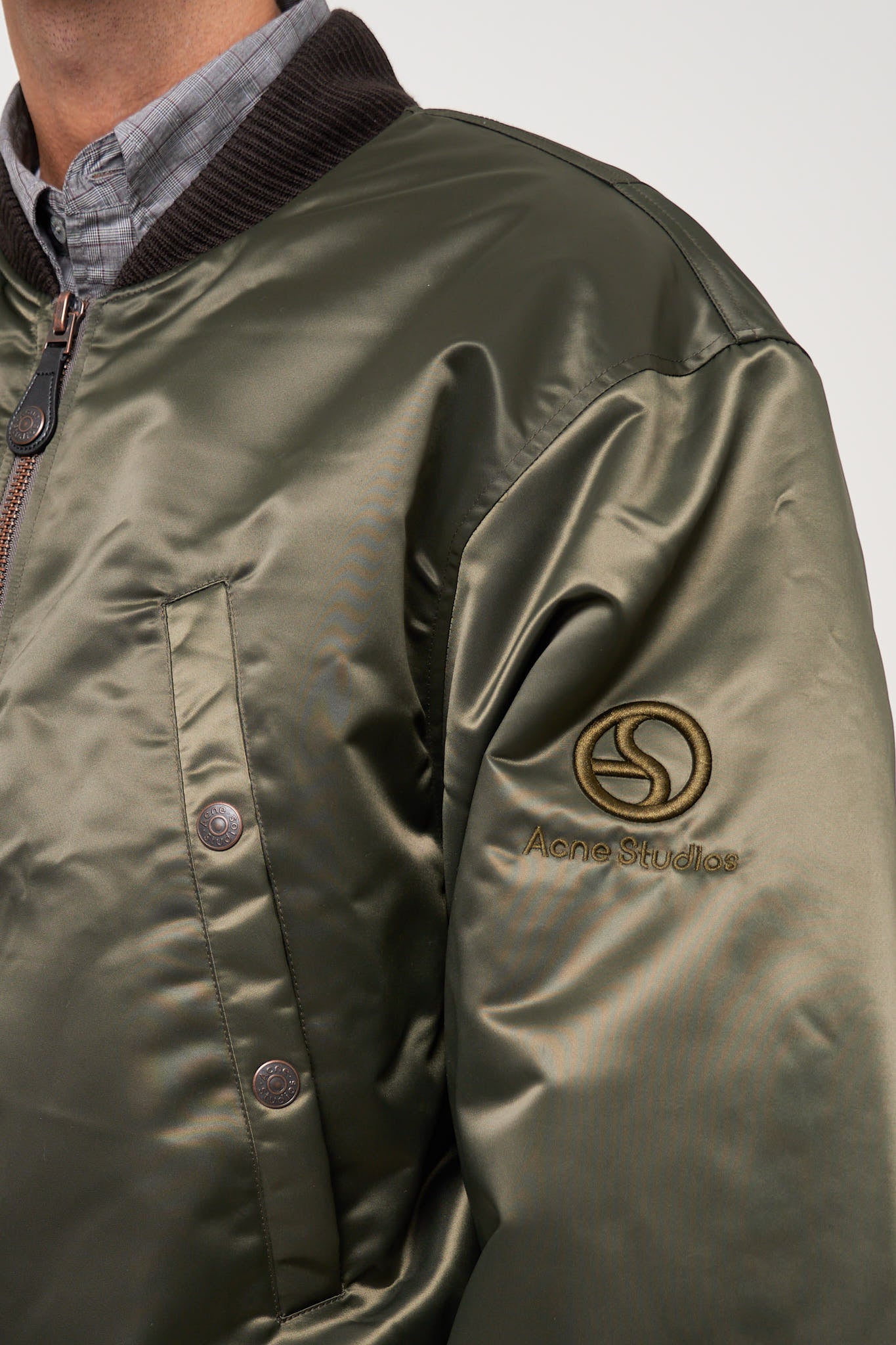 Bomber Jacket Logogram Military Green