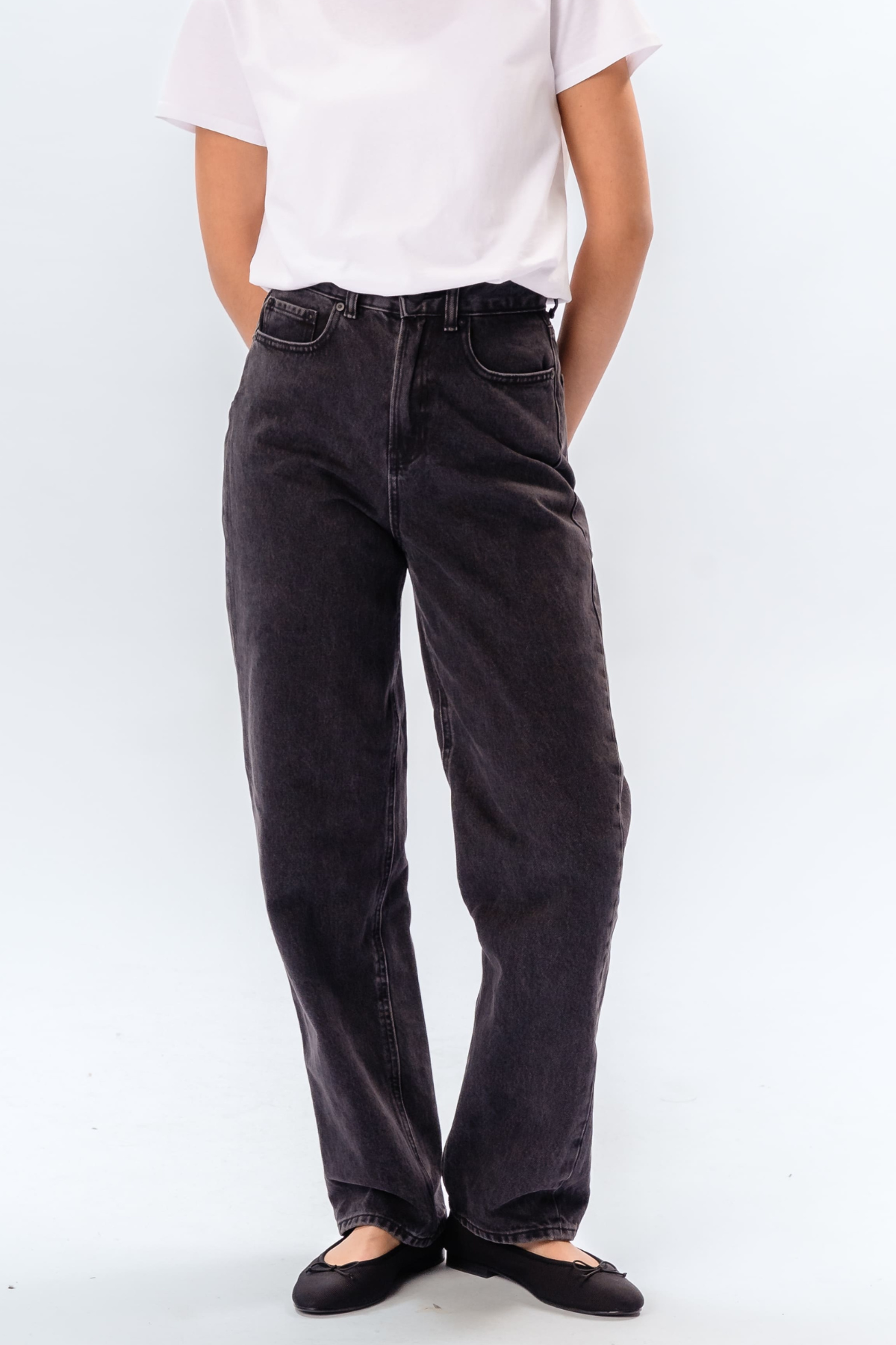 De Originale Performance Loose Jeans - Washed Black Denim