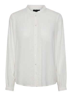 Pieces Jackie LS Bluse Cloud Dancer