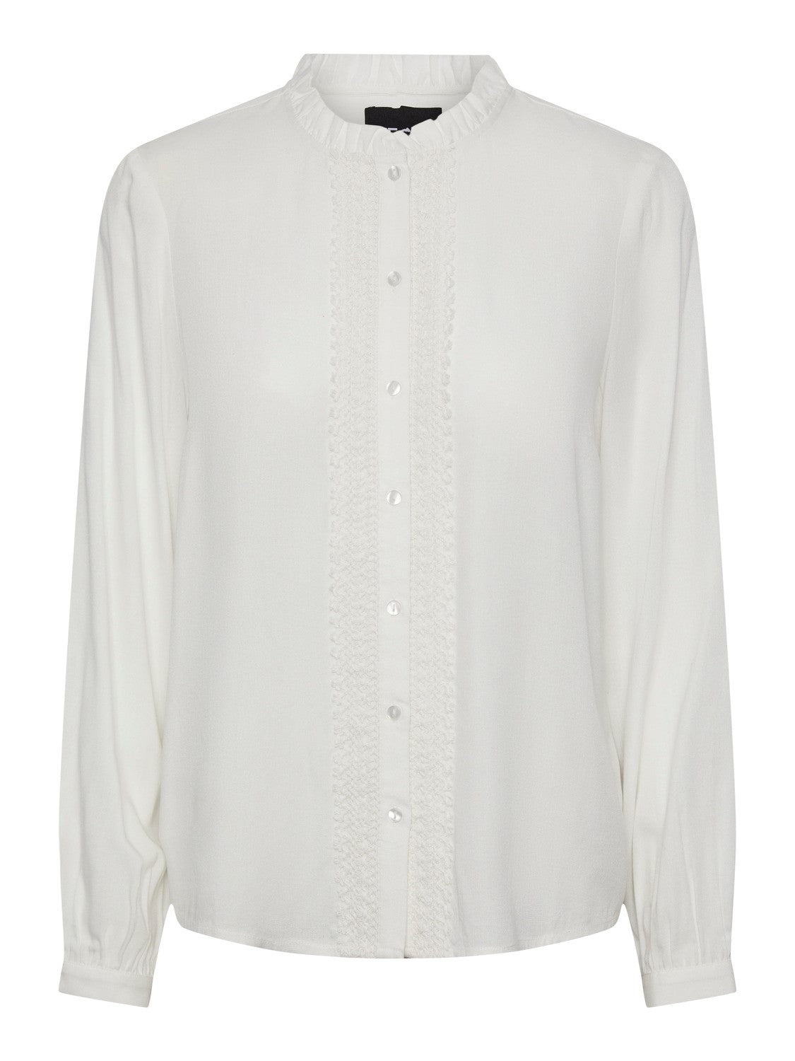 Pieces Jackie LS Bluse Cloud Dancer