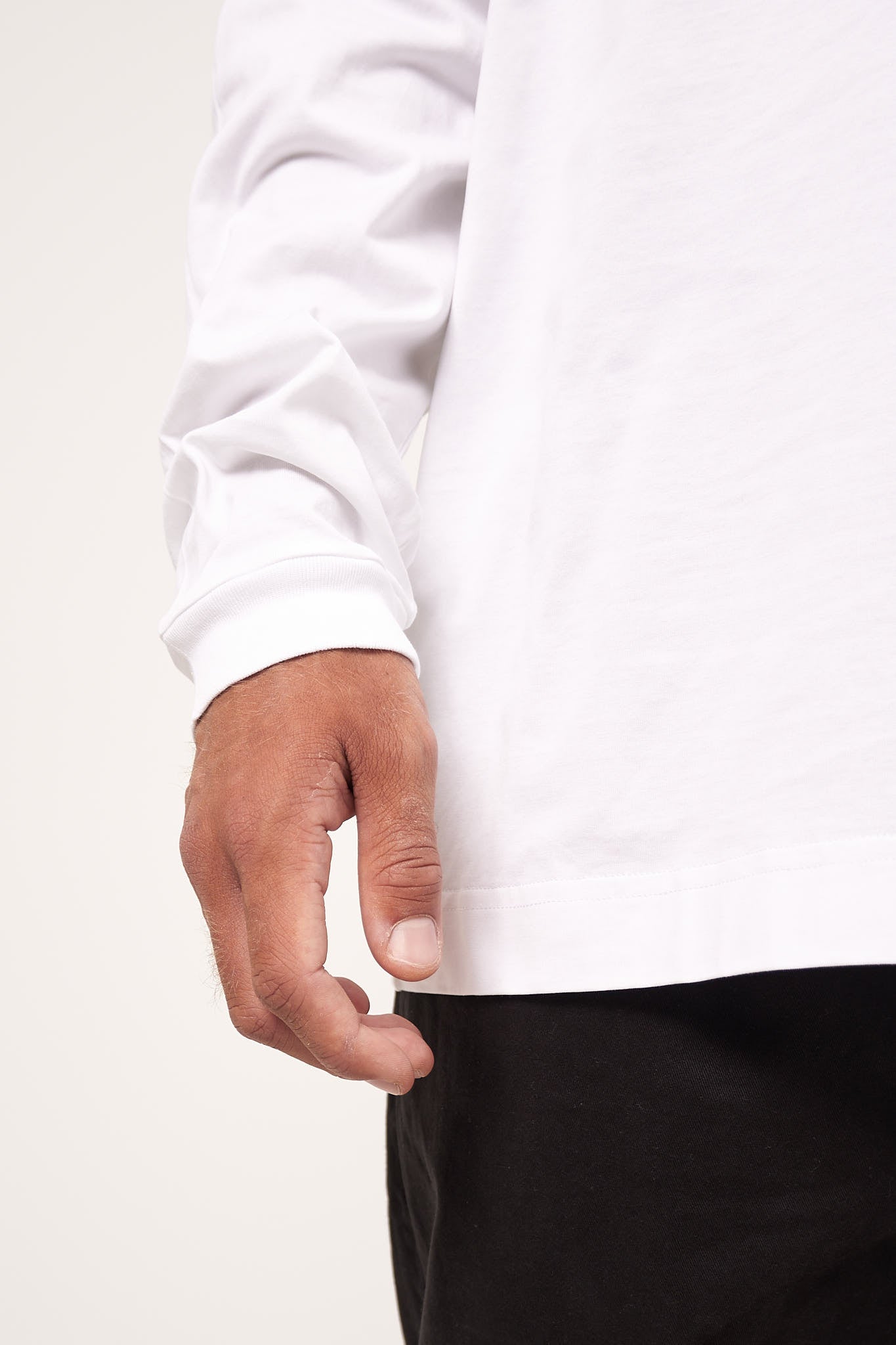 Repeat L/S T-Shirt Lily White Online nu