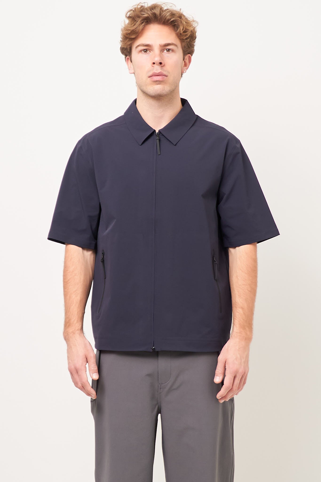 Technical Short Sleeve Shirt Dark Navy
