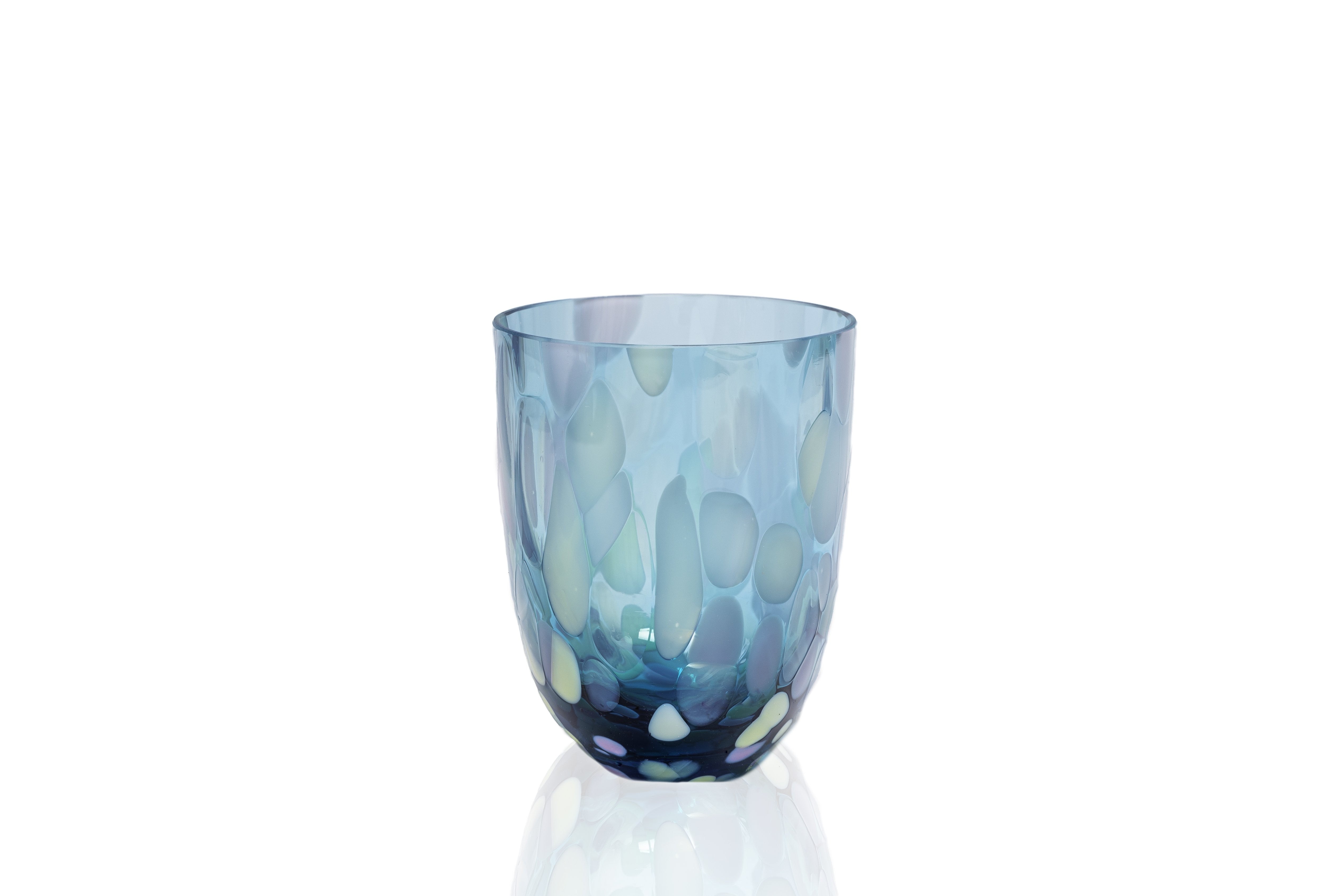 Anna Von Lipa Big Confetti Vandglas Aqua Rosa + Vanilla Online