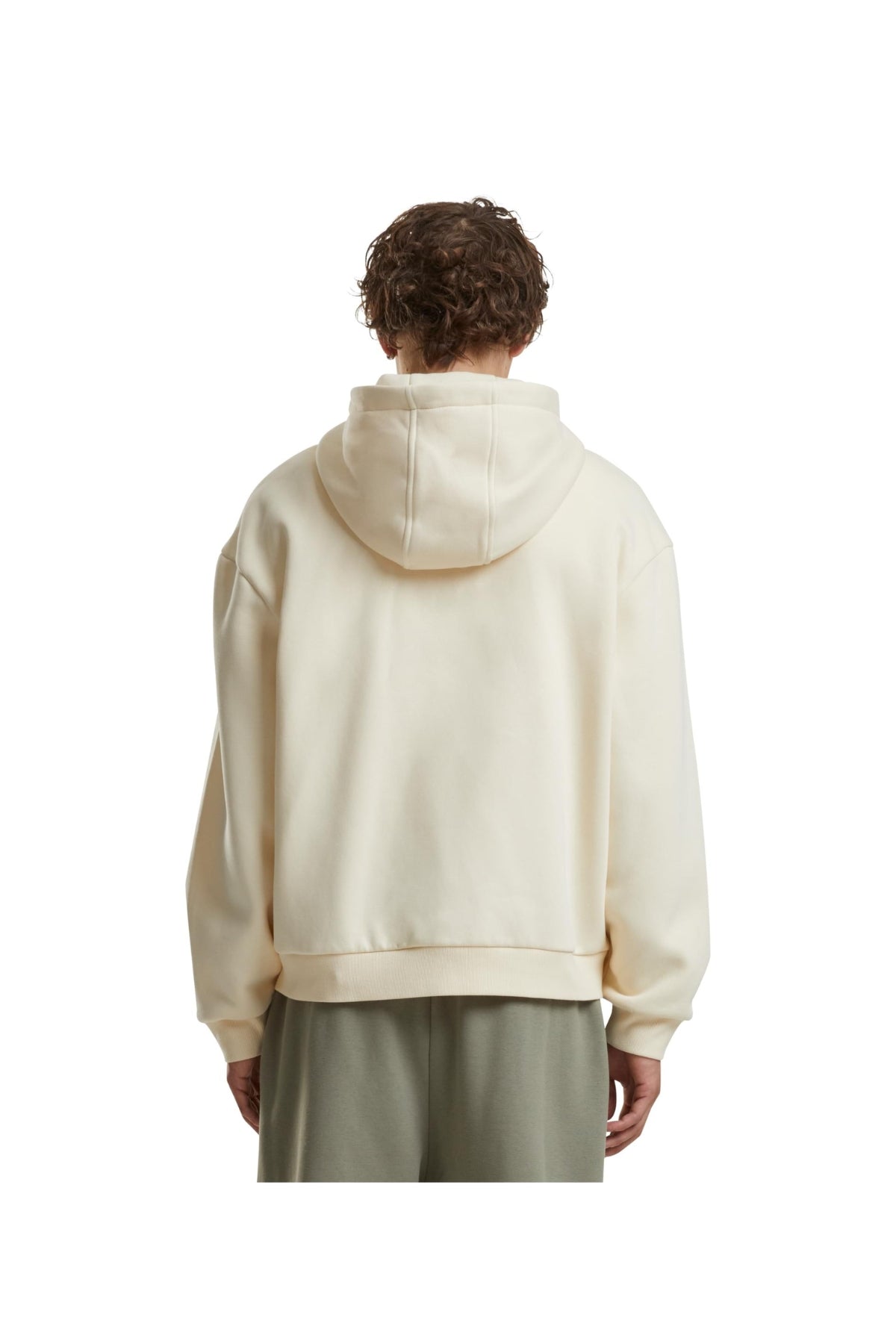 Everyday Zip Hoodie - White Sand