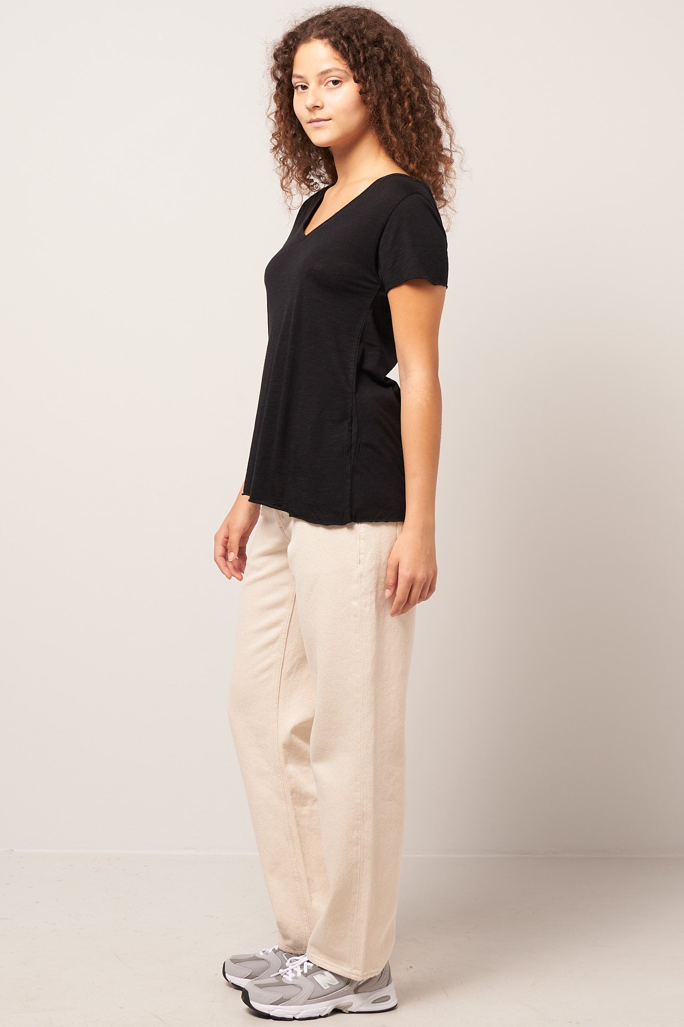 Jacksonville V-neck T-shirt Black