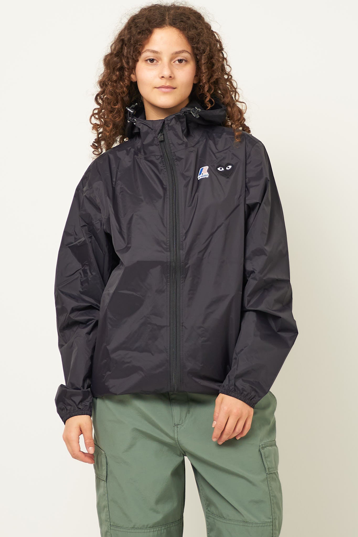 K-Way Hoodie Full Zip Black