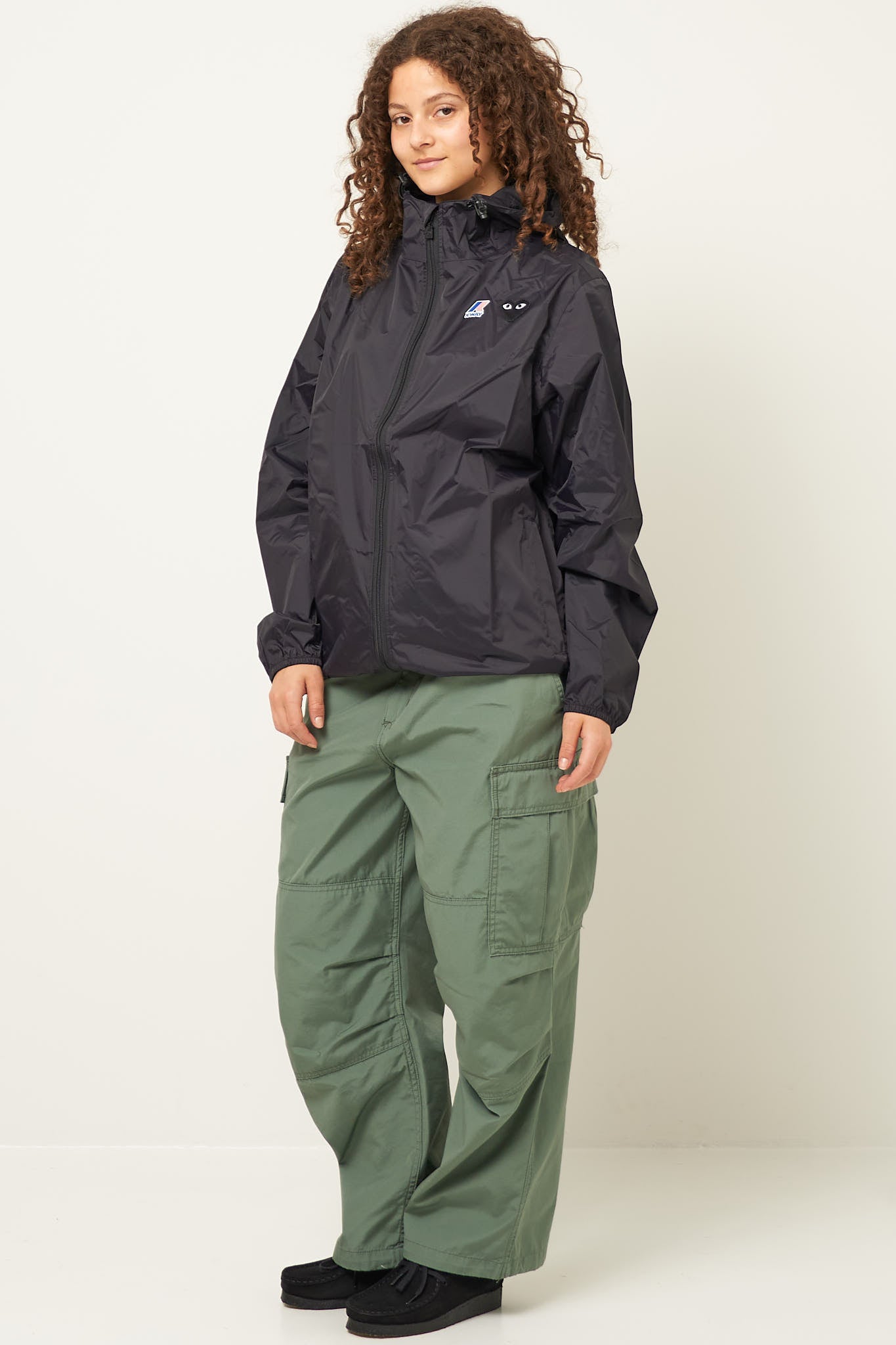 K-Way Hoodie Full Zip Black