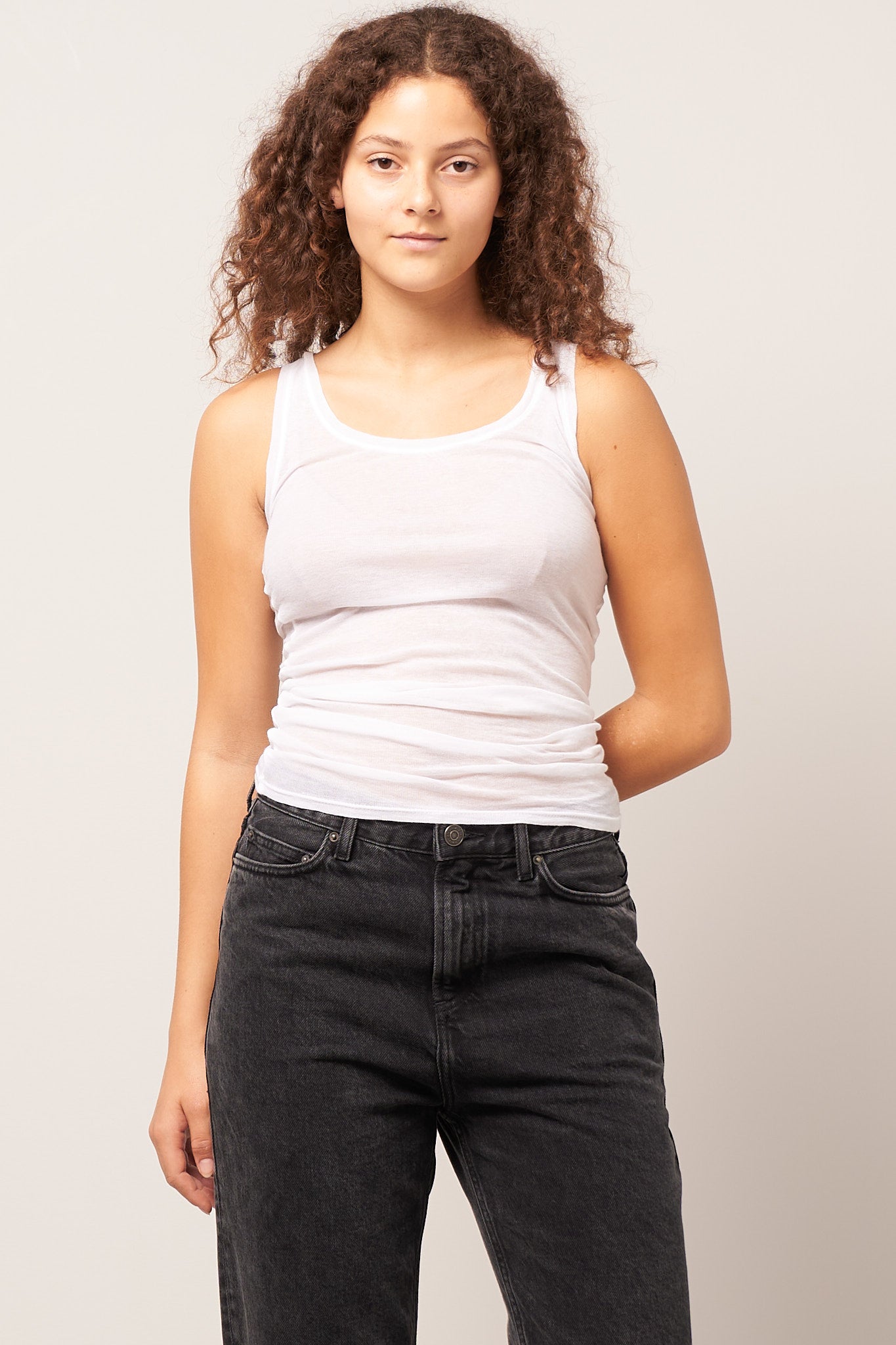 Massachusetts Top White Rabat