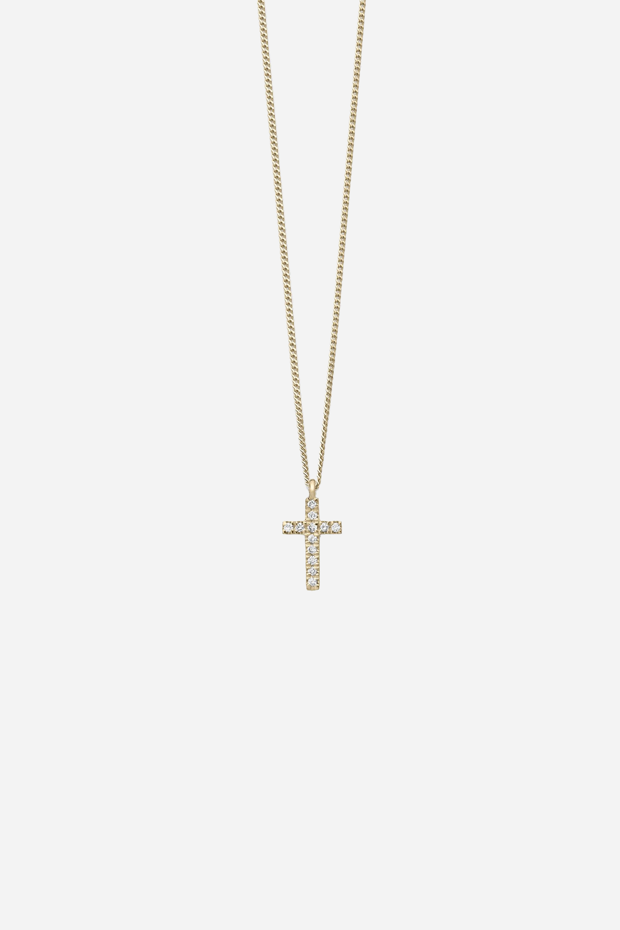 Novo Diamond Cross Chain Necklace