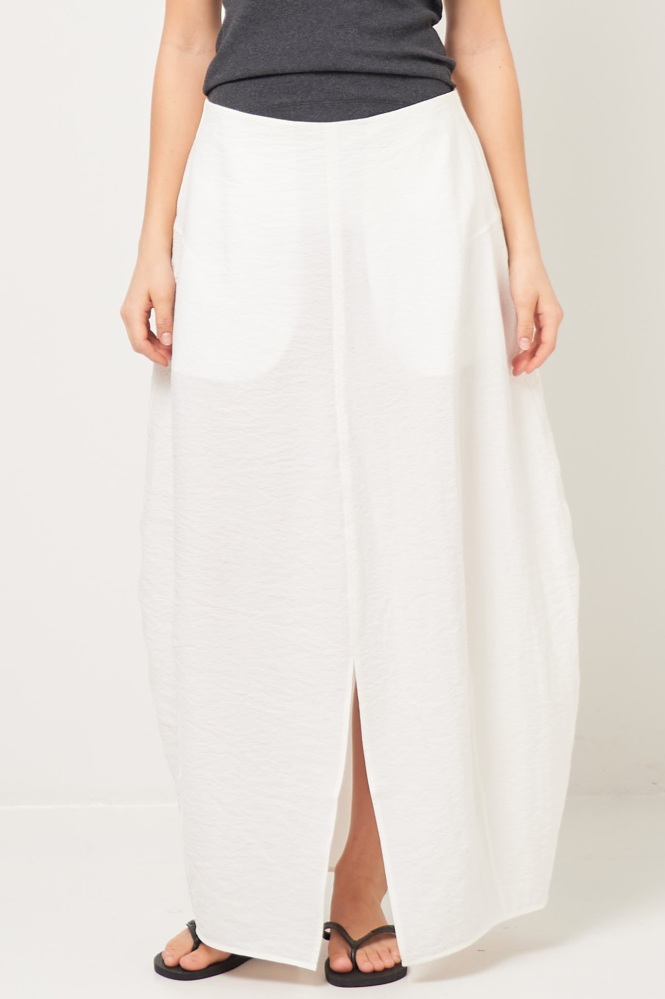 Parachute Skirt White