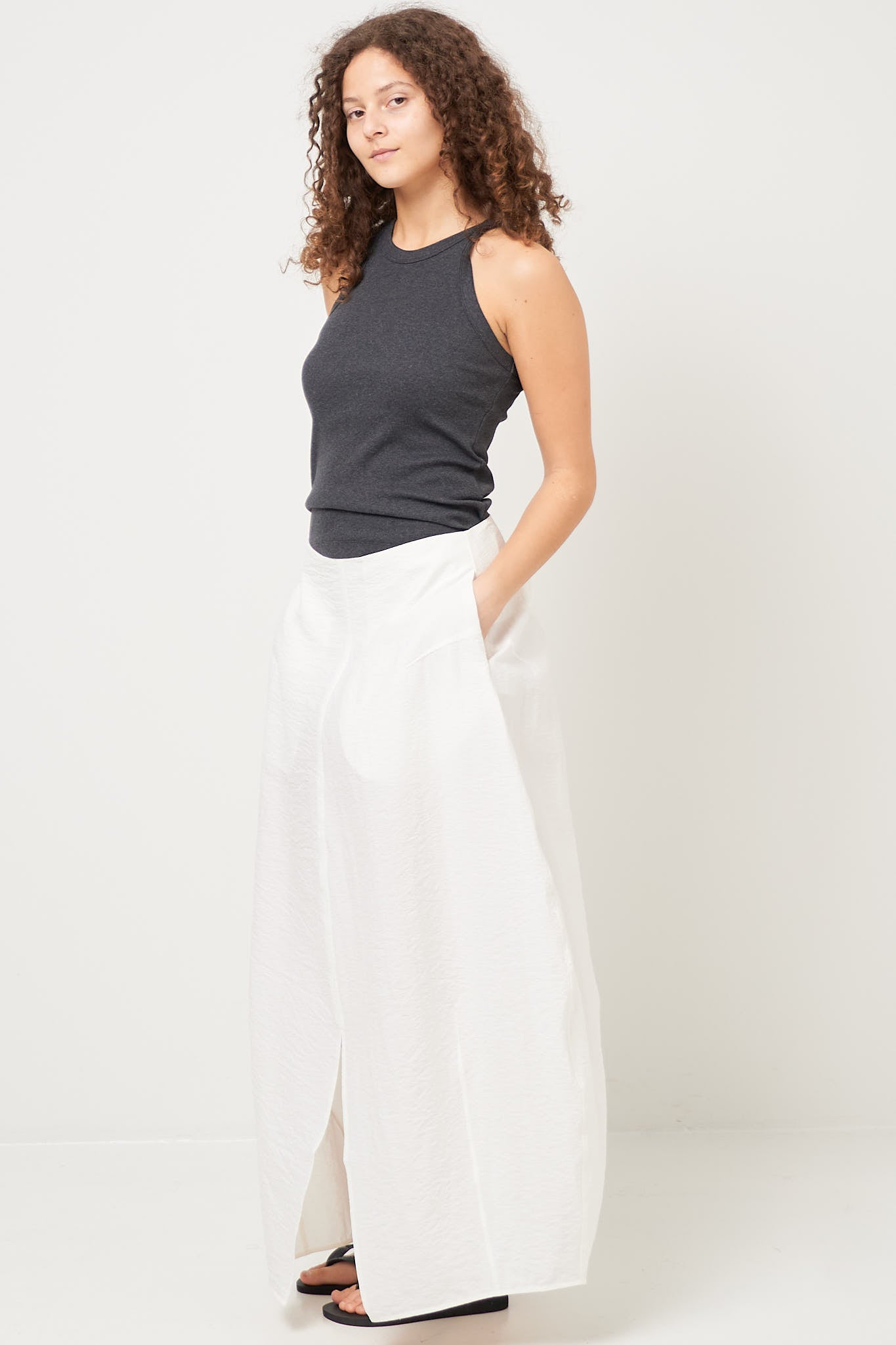 Parachute Skirt White
