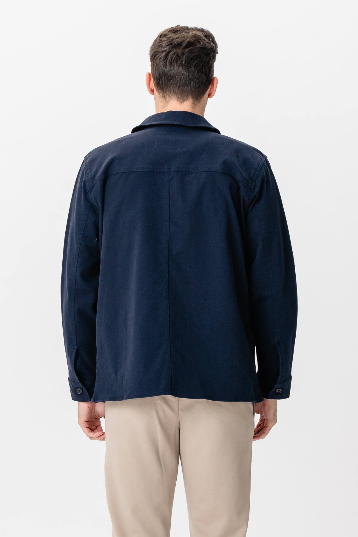 Twill Skjorte Jakke - Navy