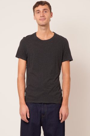 Decatur T-Shirt Anthracite Melange Online Hot Salg