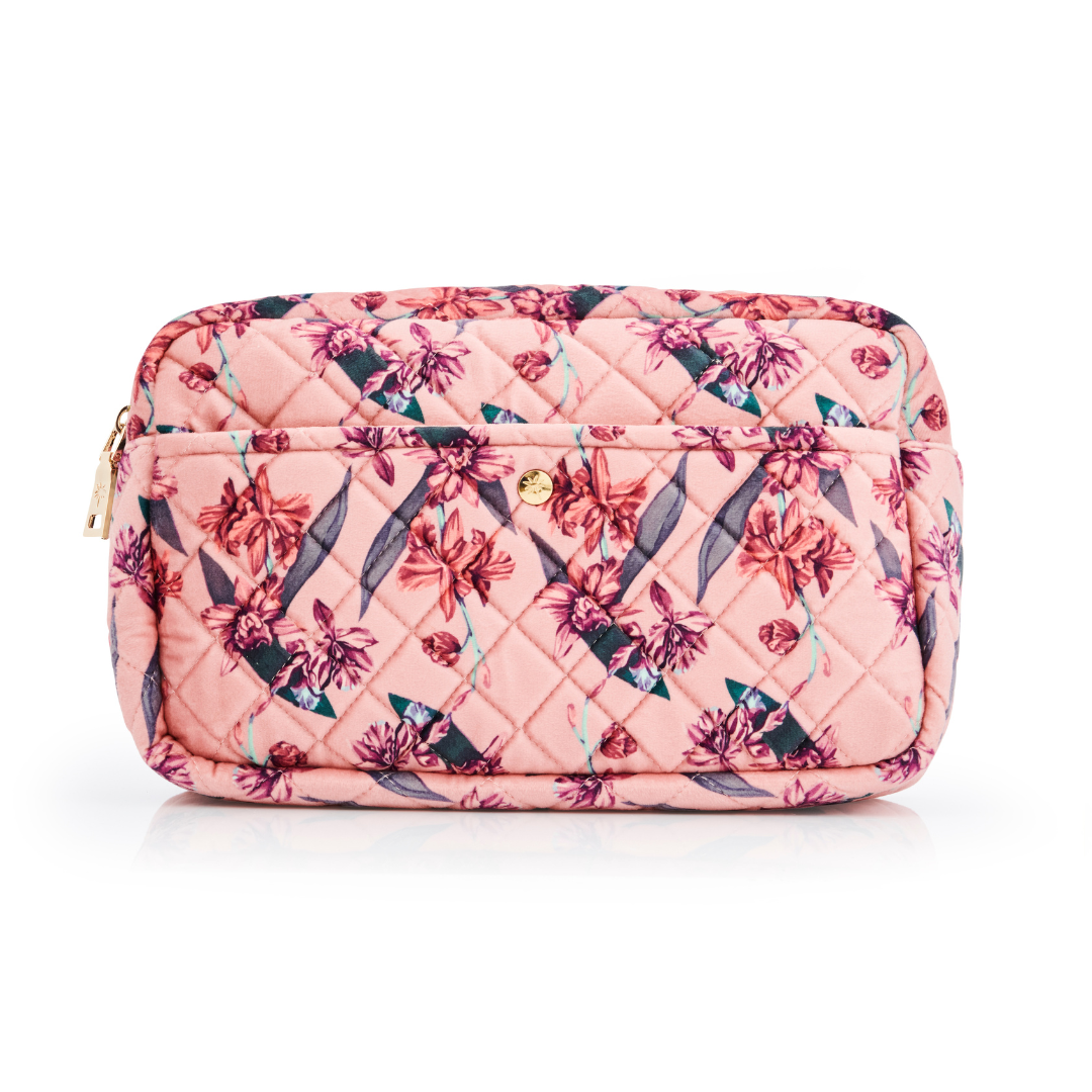 Fan Palm Large Beauty Bag Flawless Rose