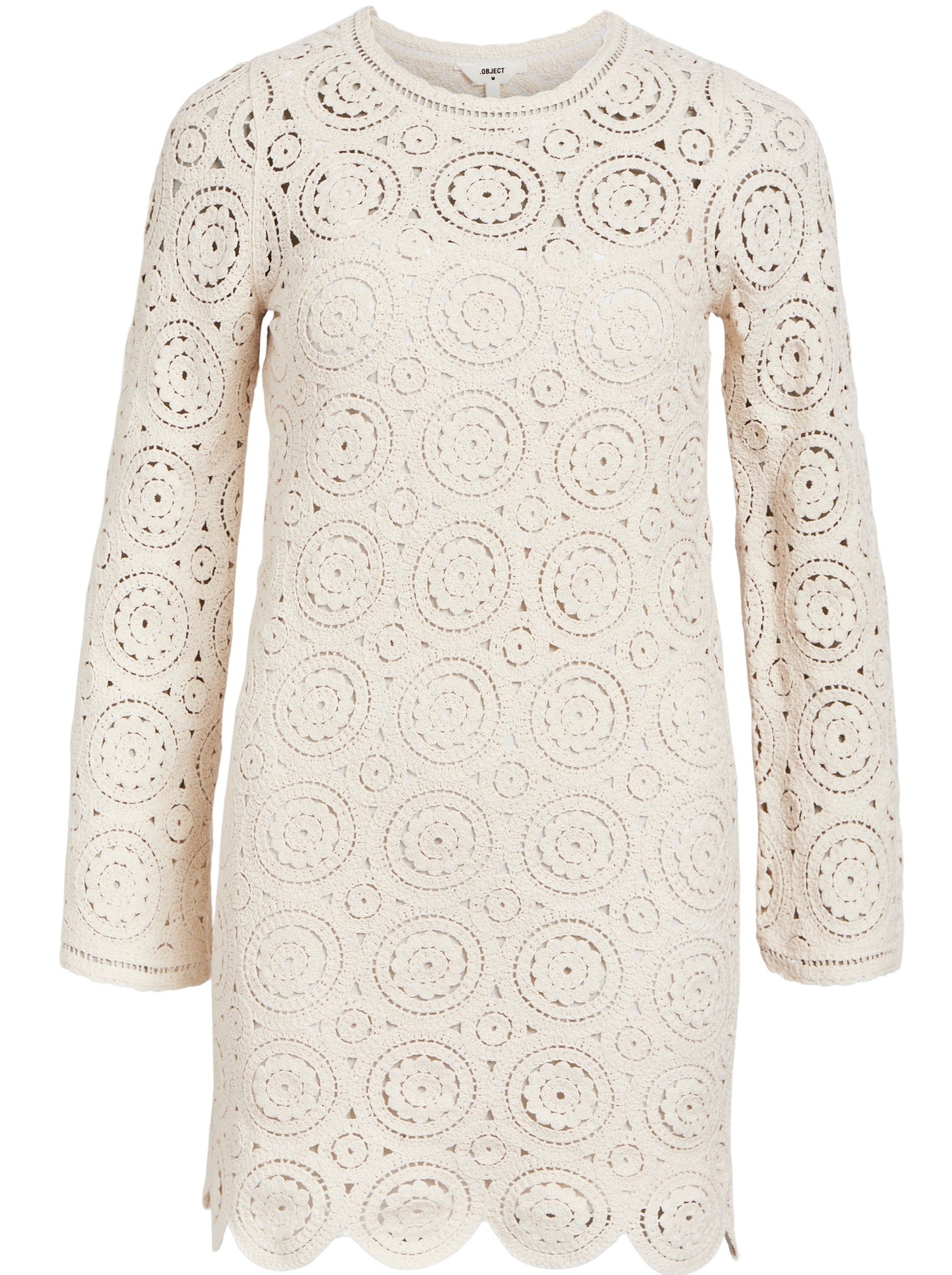 Object Ray Knit Kjole Sandshell