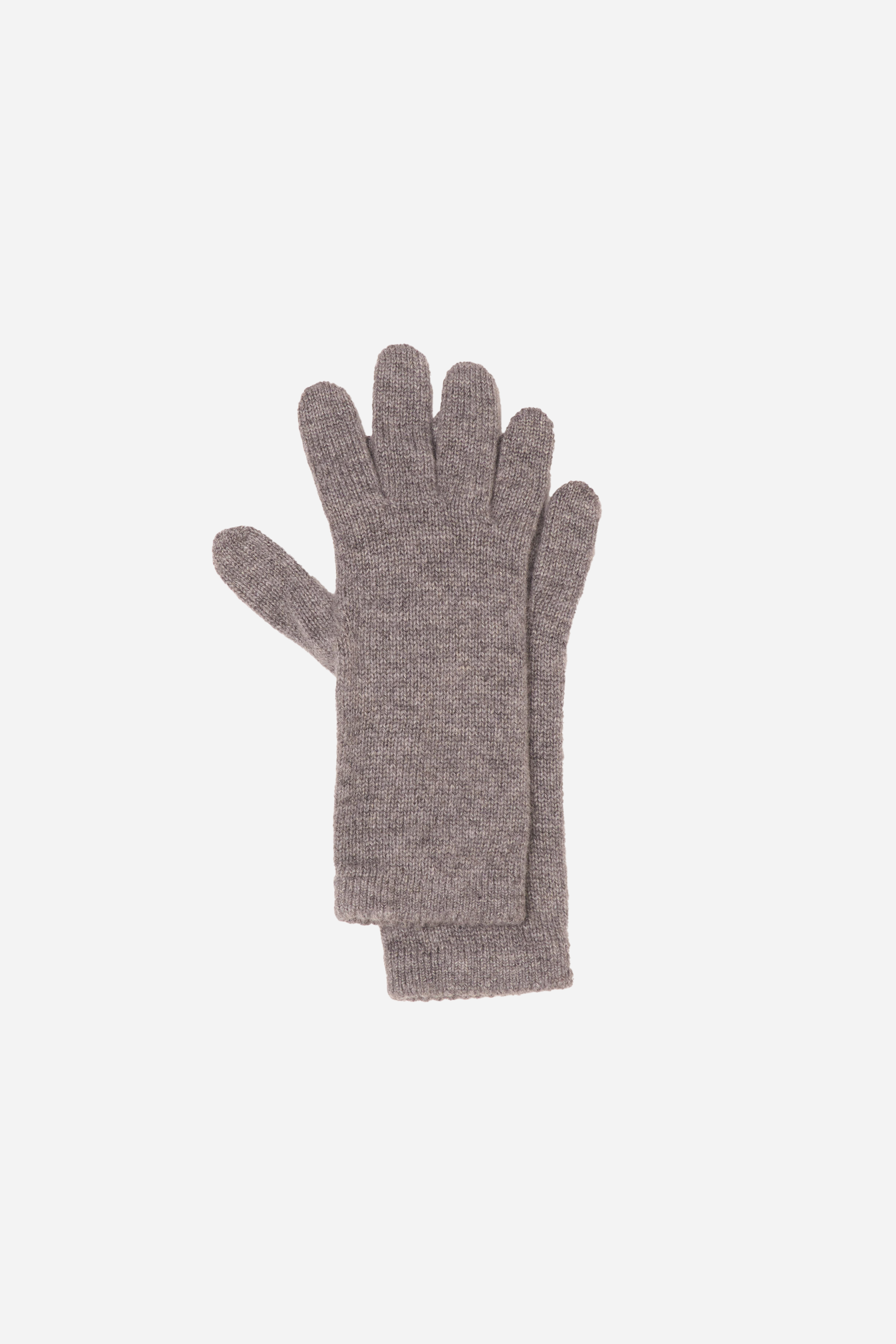 Whitney Cashmere Gloves Grey Melange Online Hot Salg