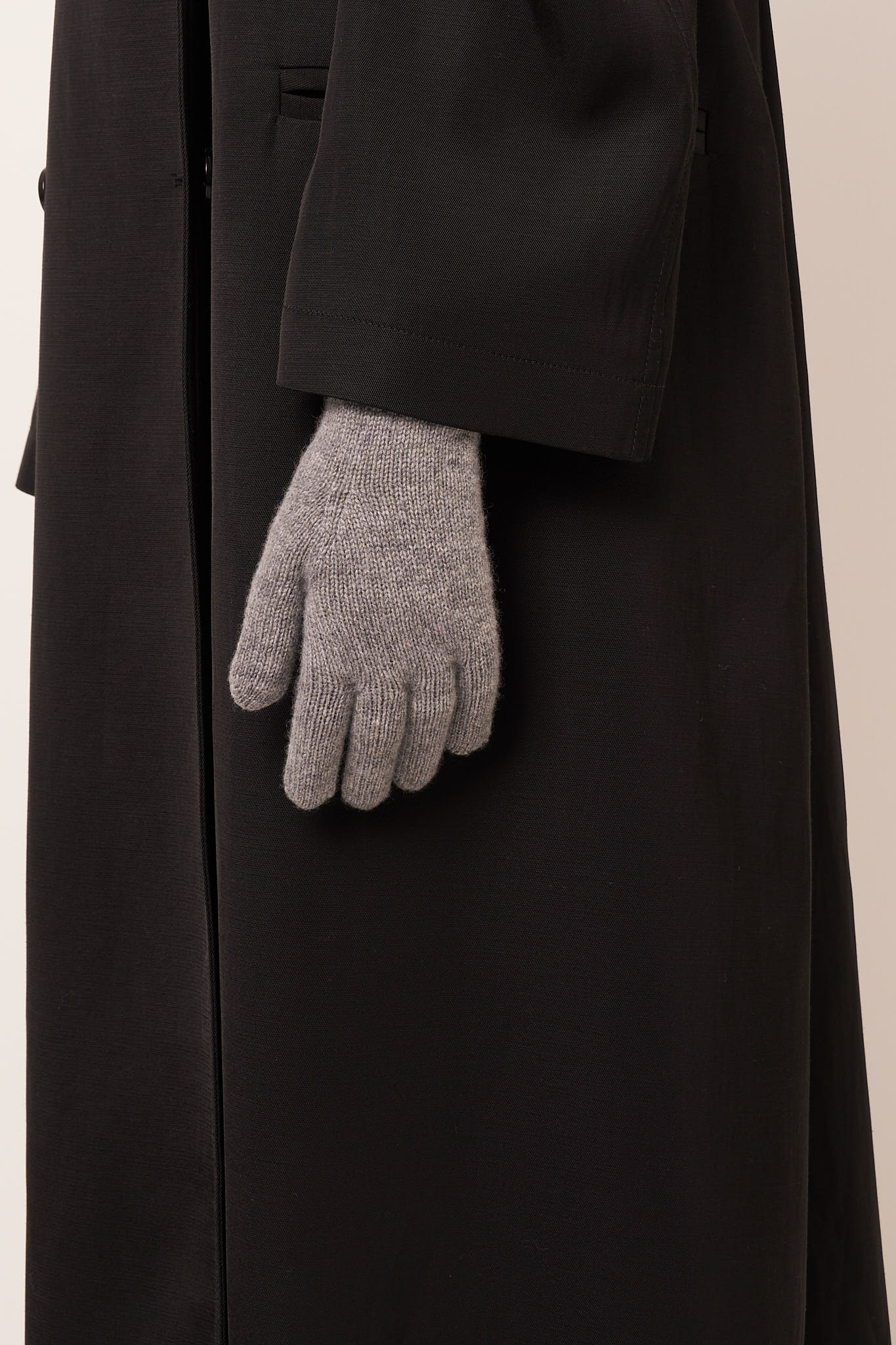 Whitney Cashmere Gloves Grey Melange Online Hot Salg