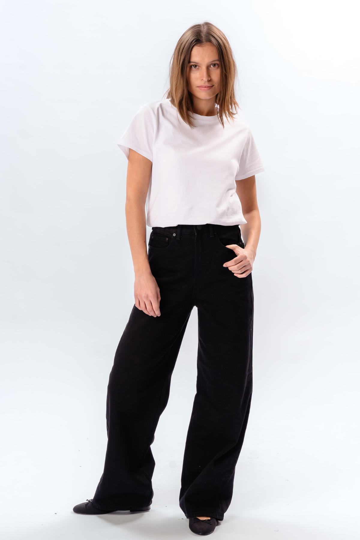 De Originale Performance Wide Jeans - Black Denim