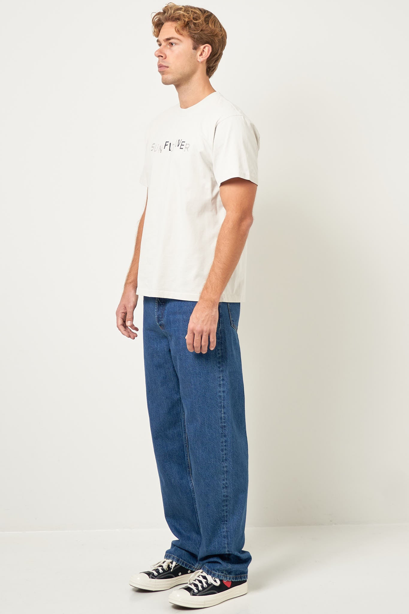 Easy Logo Tee Light Grey Levere