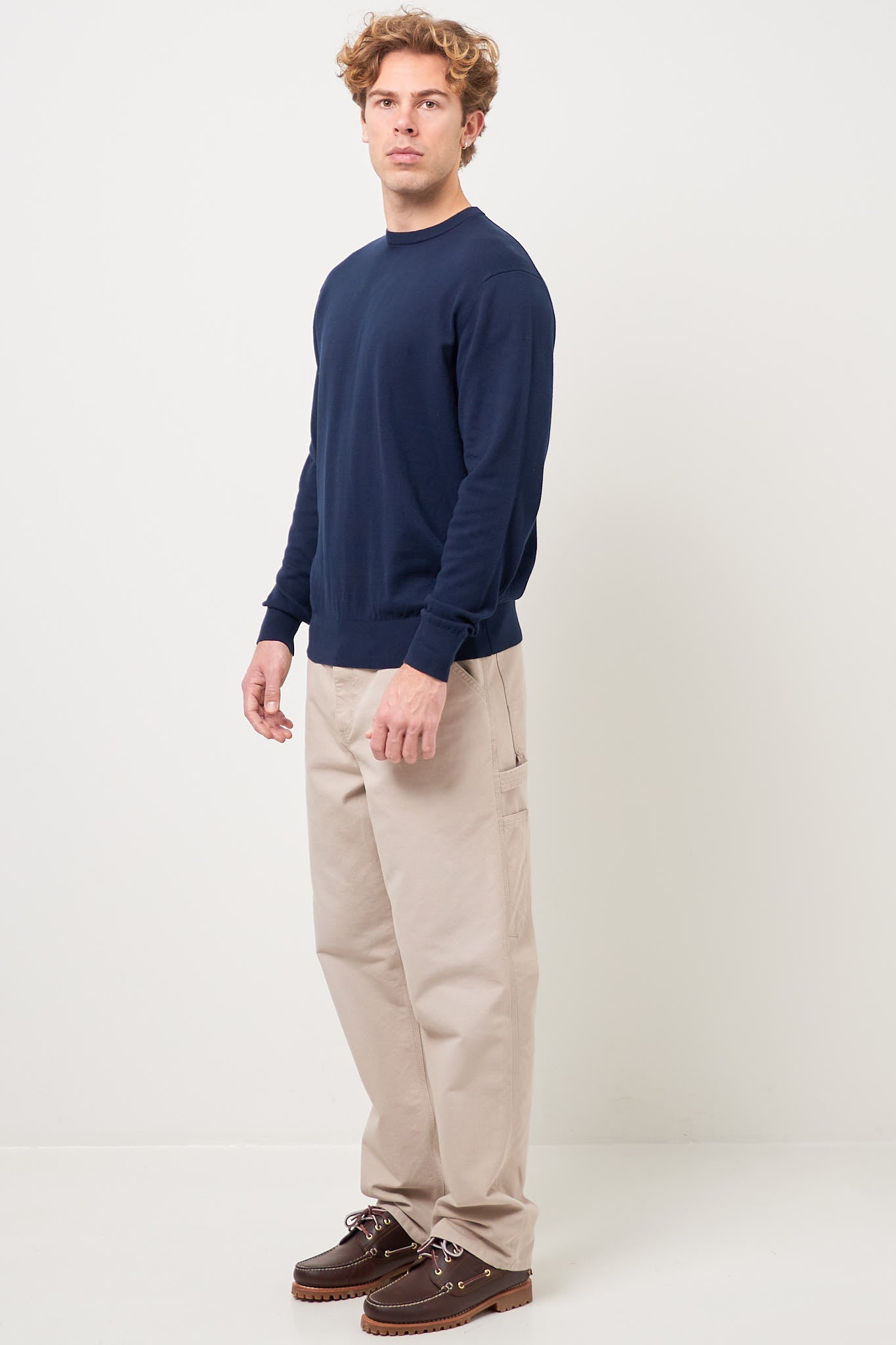 Gustaf Cotton Sweater Navy