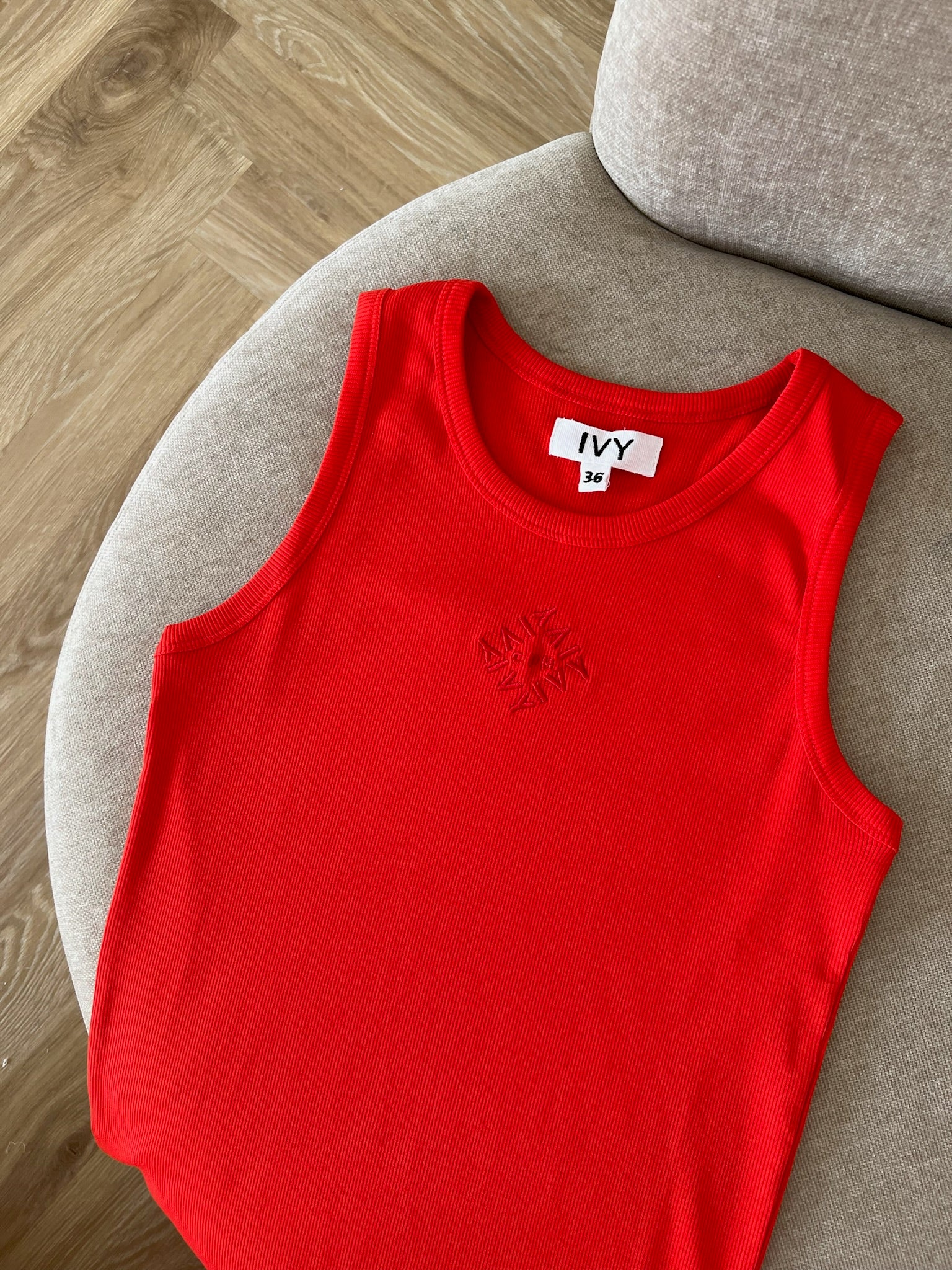 Ivy Copenhagen Rita Tank Top Flame Red Hot på udsalg