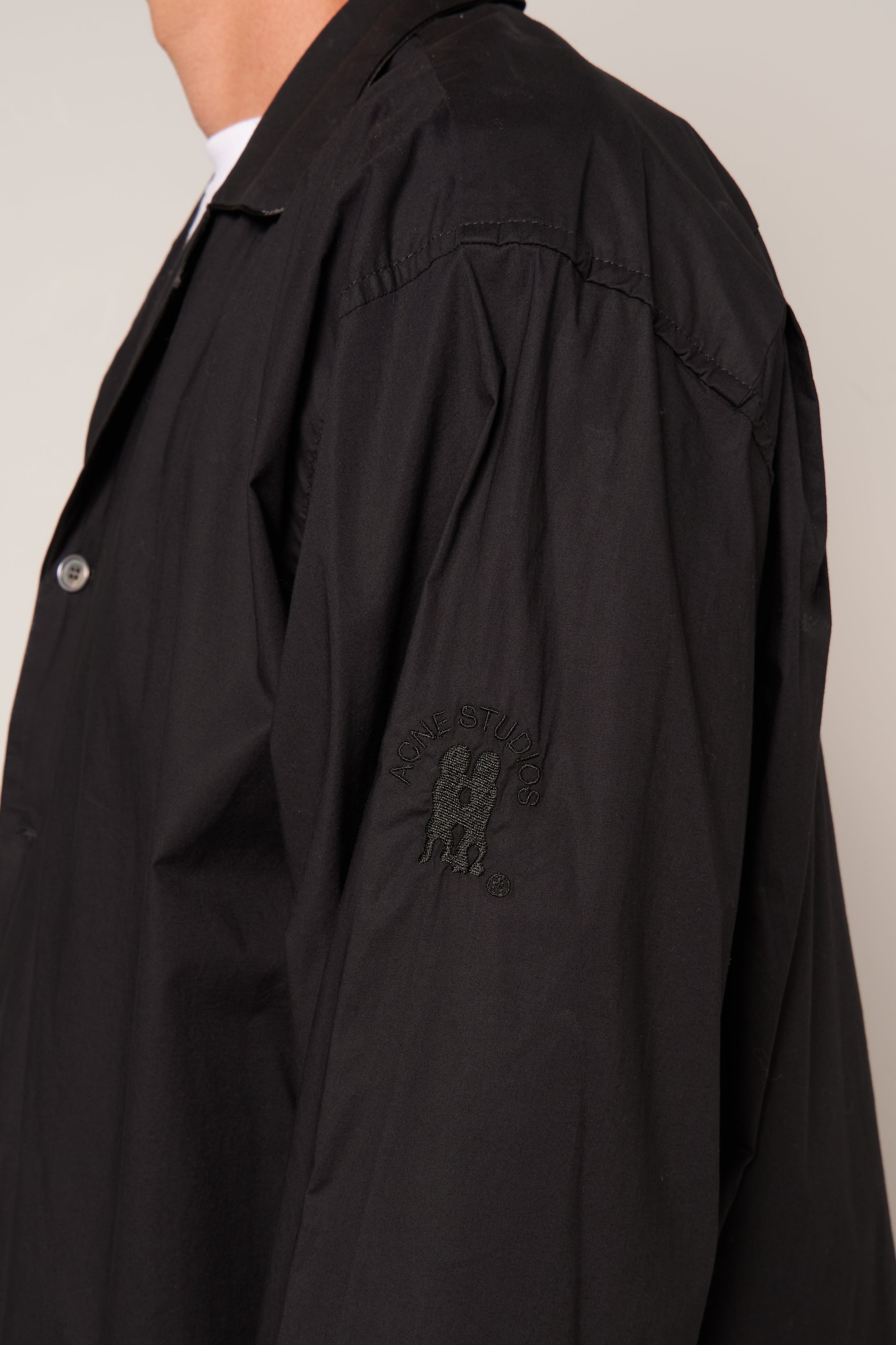 Pj Logo Shirt Black Online salg
