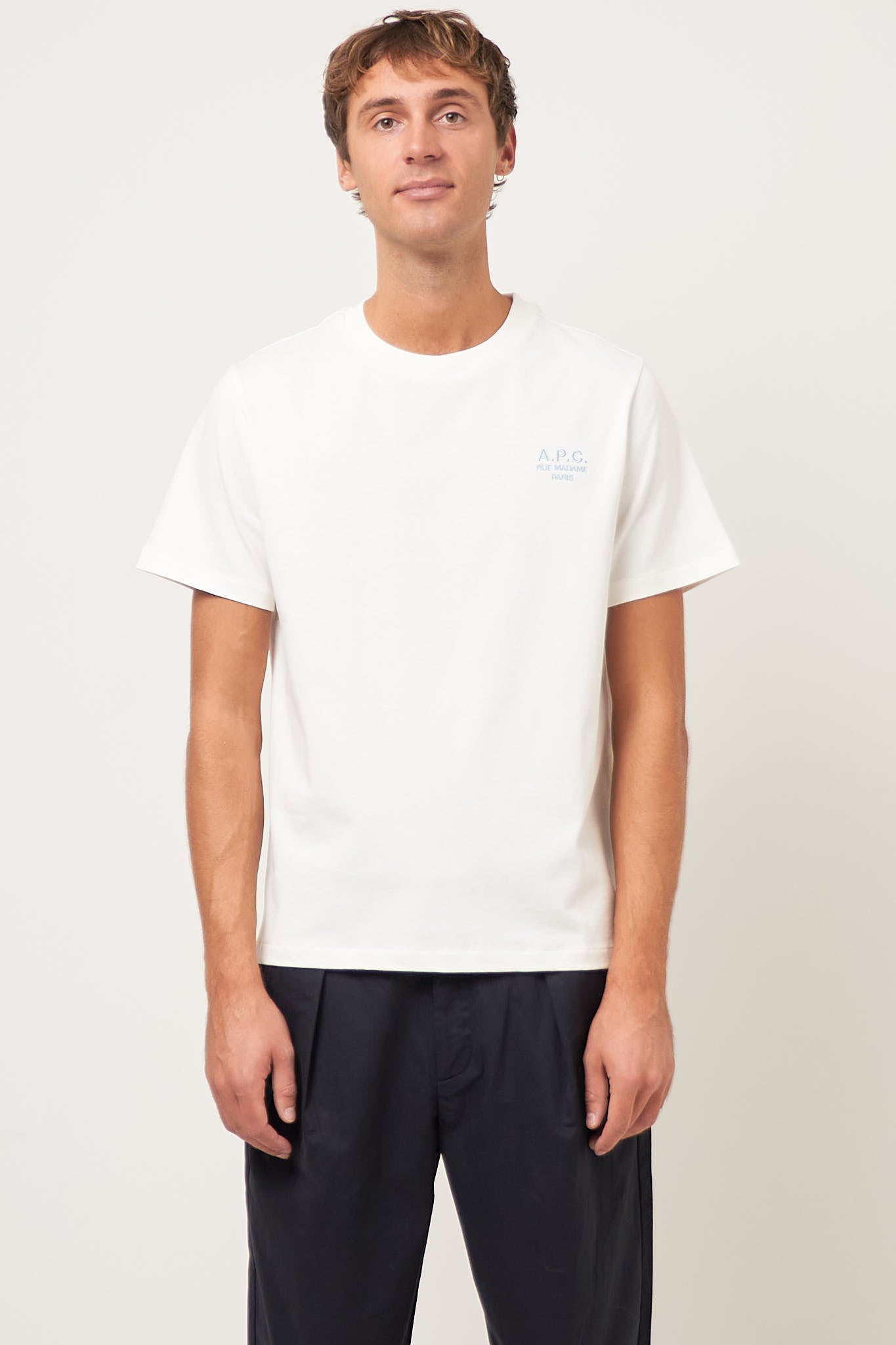 Rue Madame T-shirt White/Blue Sky