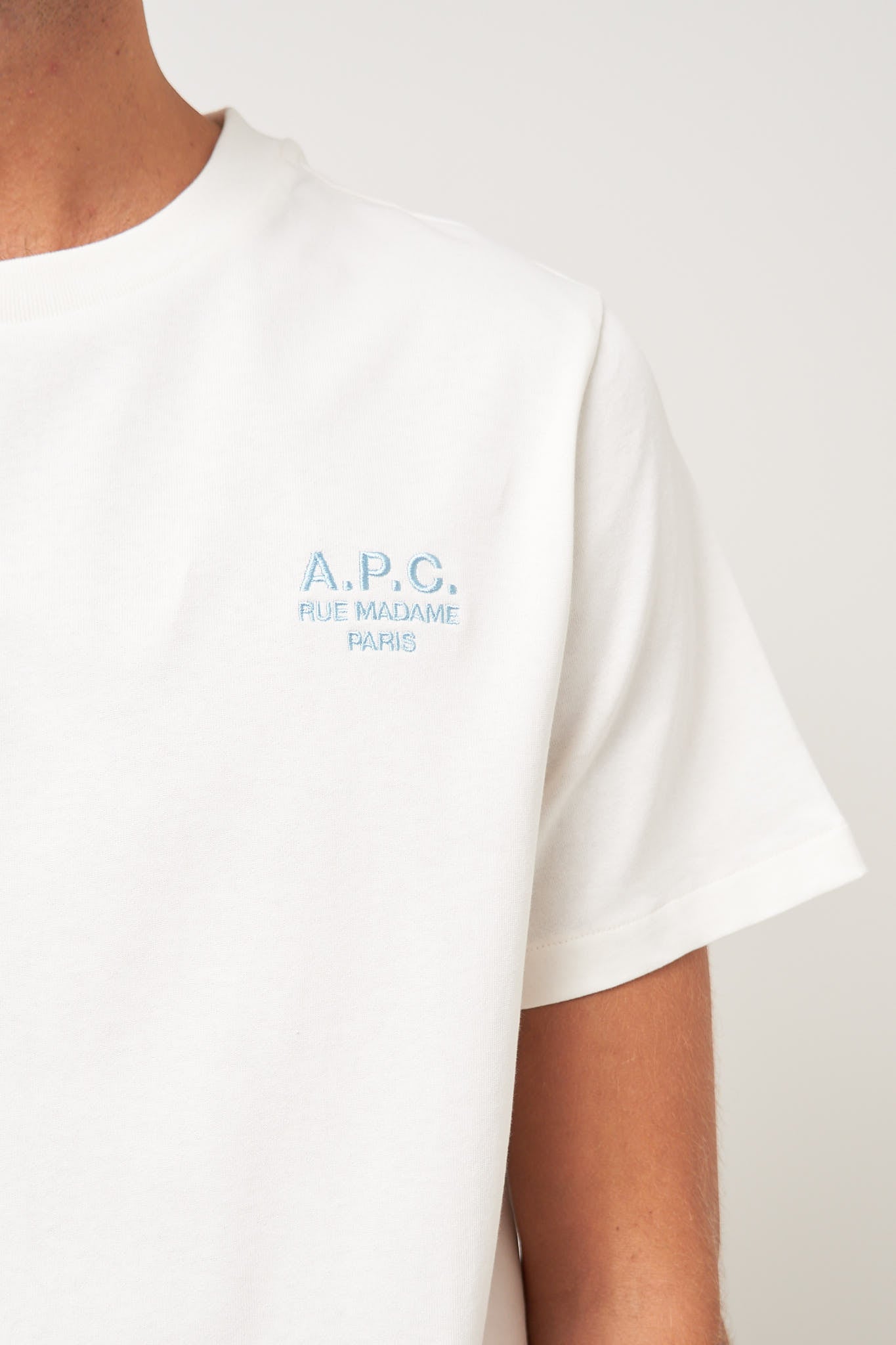 Rue Madame T-shirt White/Blue Sky