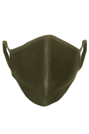 Stofmaske - Oliven Grøn (bomuld)