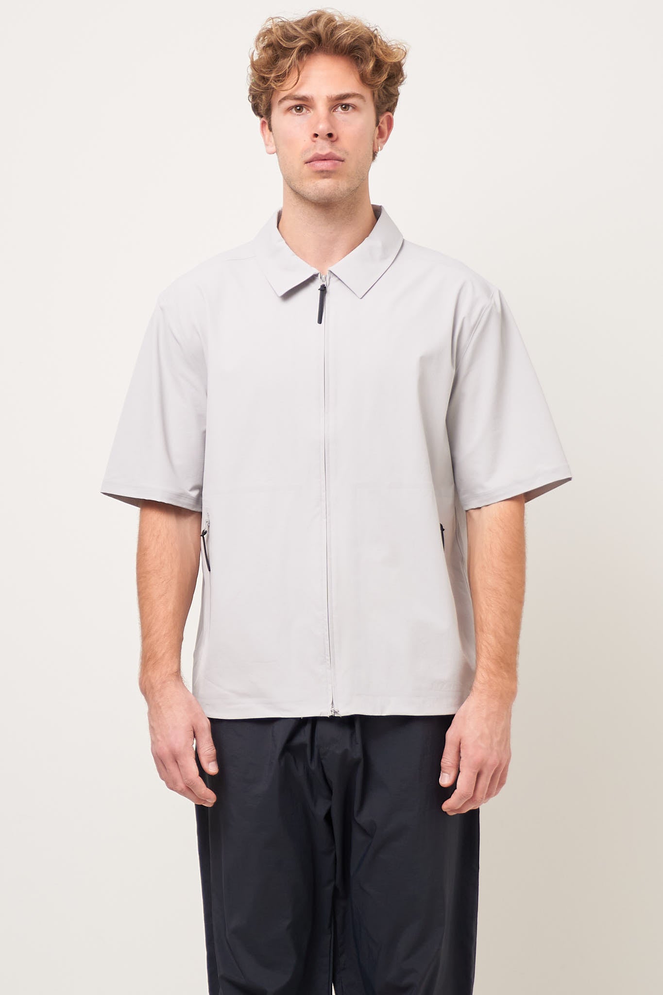 Technical Short Sleeve Shirt Light Grey