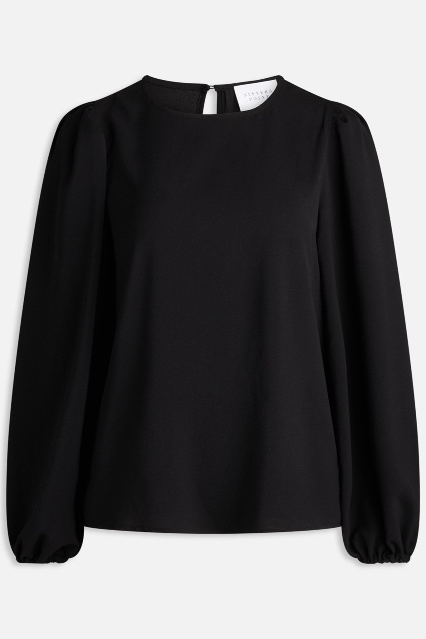 Vella Long Sleeve Bluse - Sort