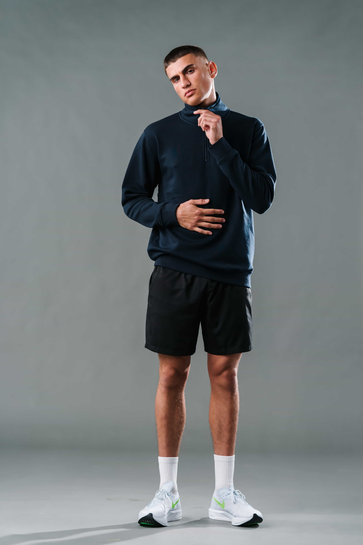 Aneto Sweatshirt - Navy på udsalg