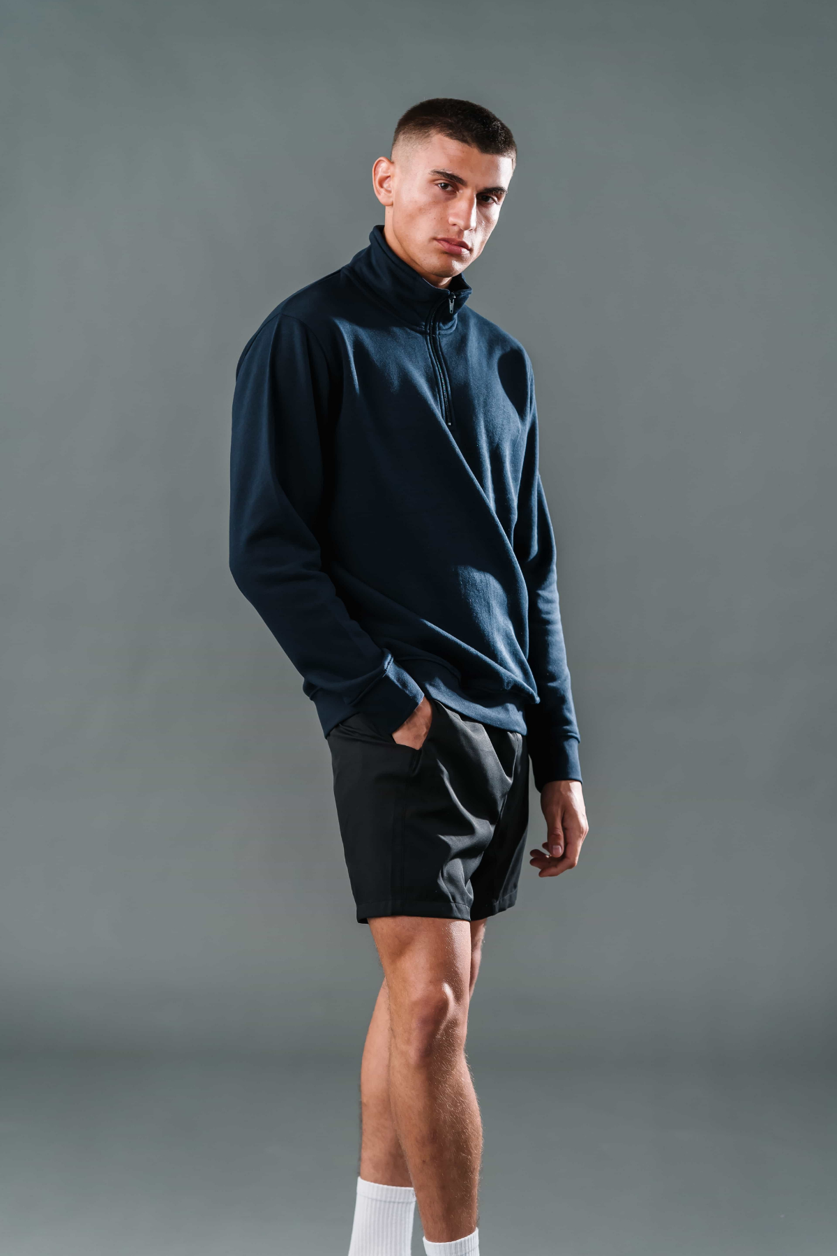 Aneto Sweatshirt - Navy på udsalg
