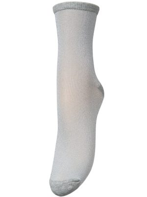 Becksöndergaard Dina Solid Strømper Light Grey Udsalg