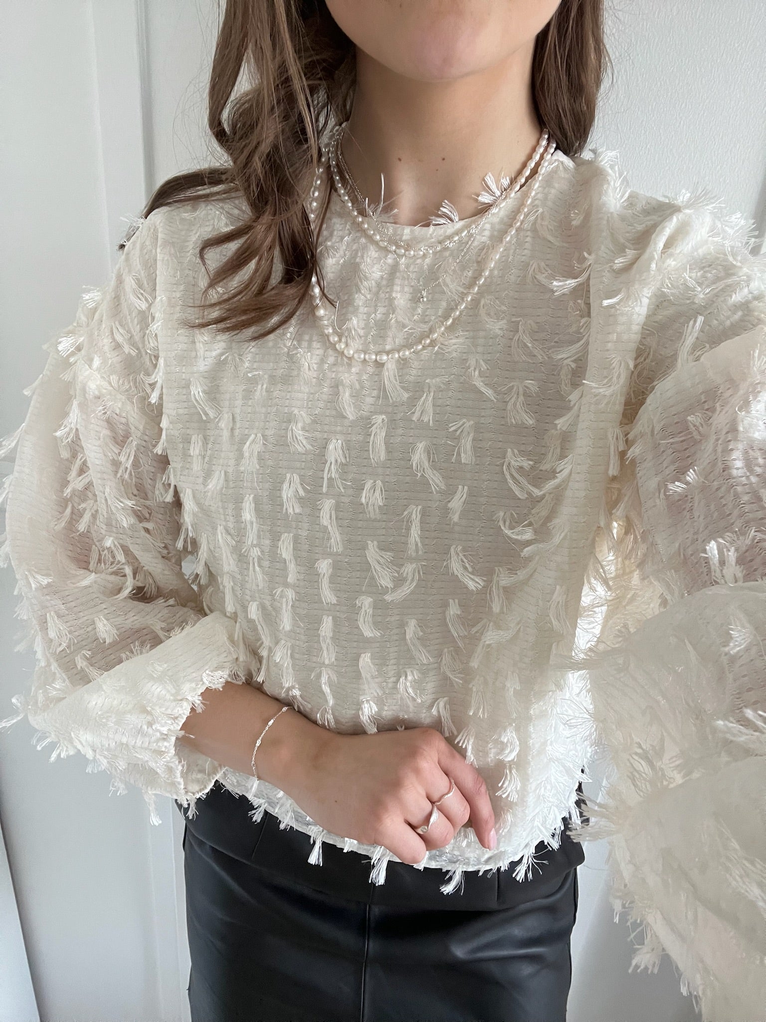 Co'Couture Fozzy Bluse Off White