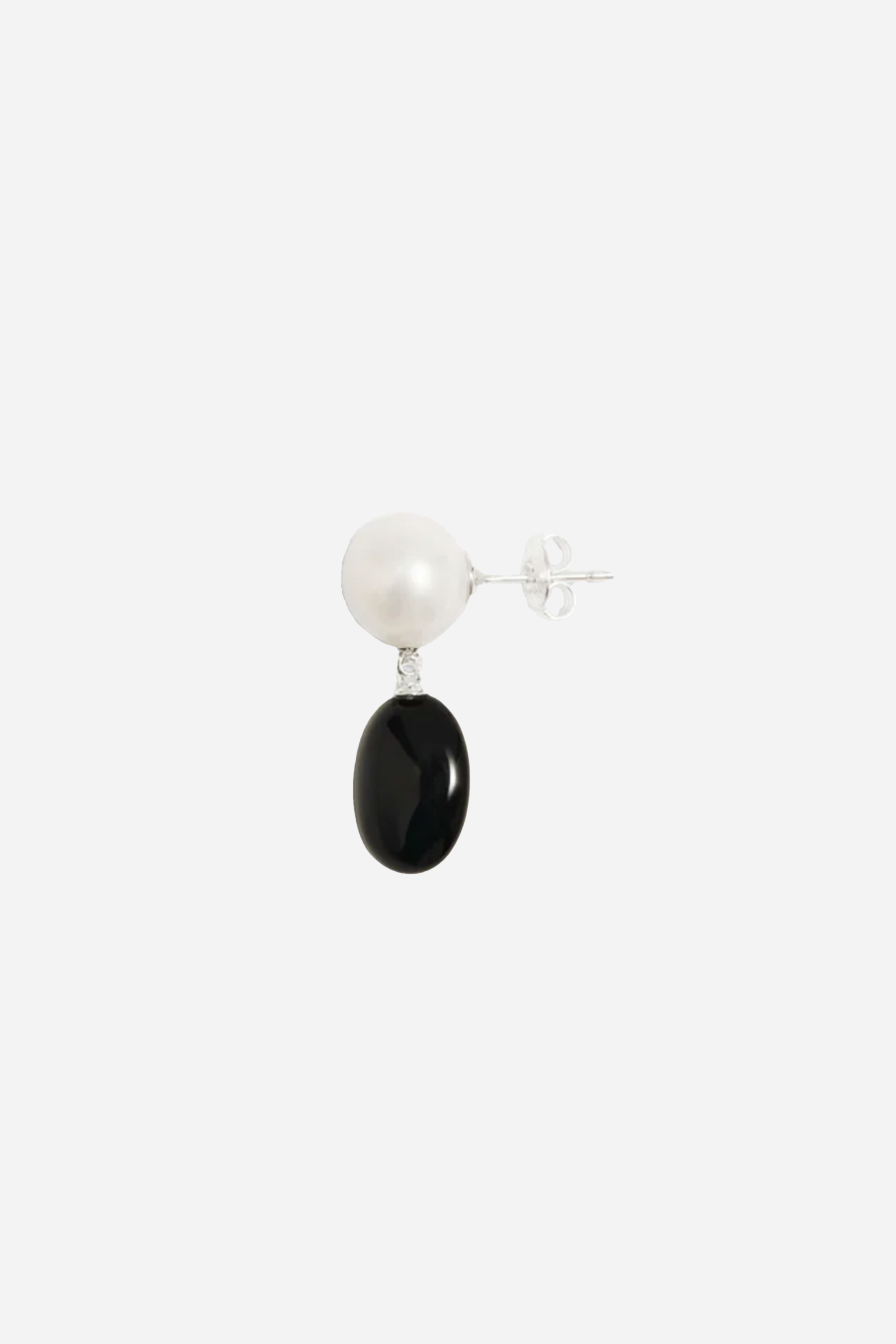 Dualism Earring Silver Online Hot Salg